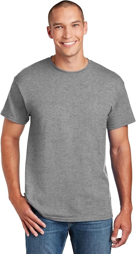 Gildan Men&rsquo;s DryBlend Classic T-Shirt GREY 6/12/24 Packs