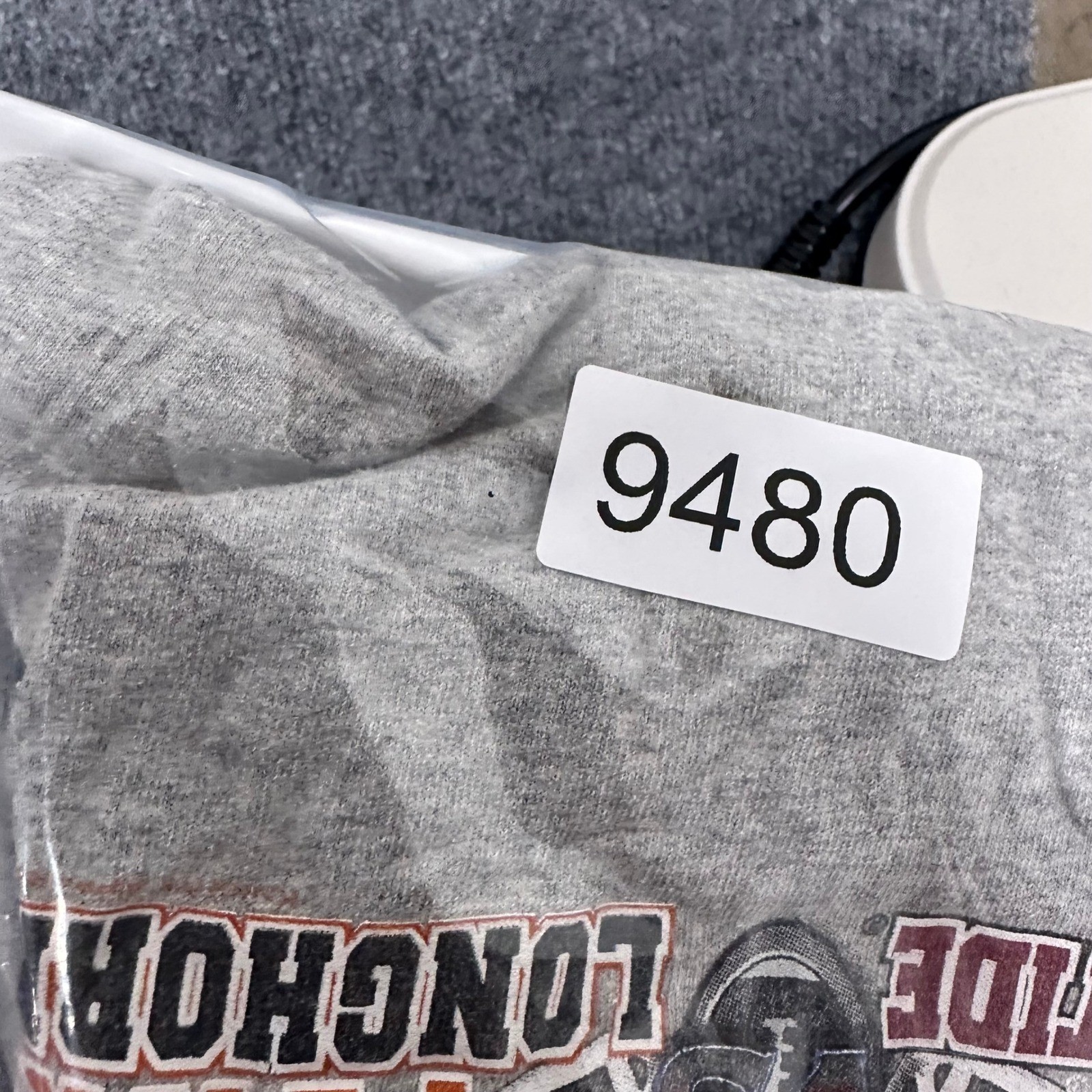 Gildan T-Shirt Mens Size M Grey 2010 BCS National Championship Alabama vs Texas