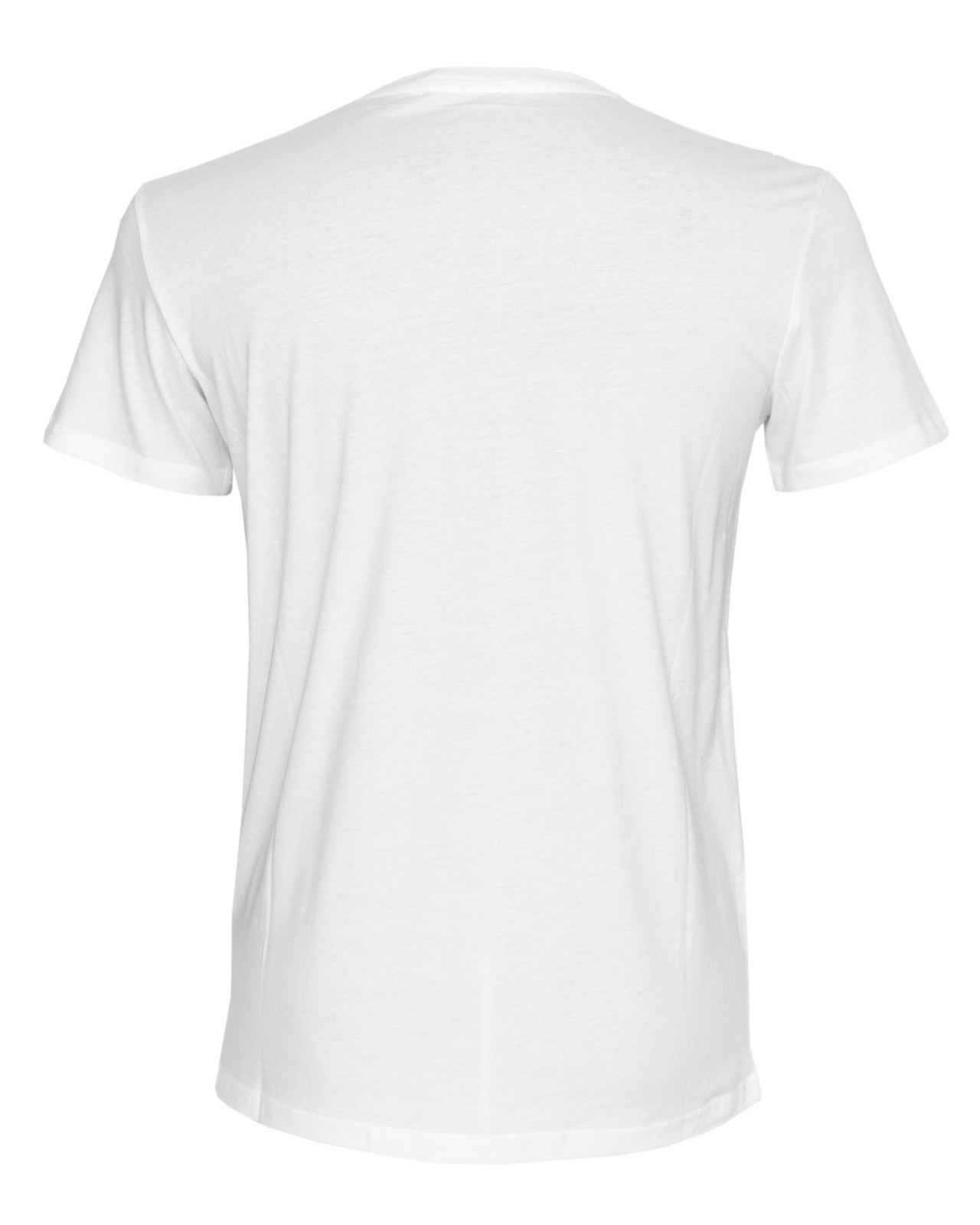 NWT TRUSSARDI Milano T-SHIRT crewneck cotton white black luxury Italy L