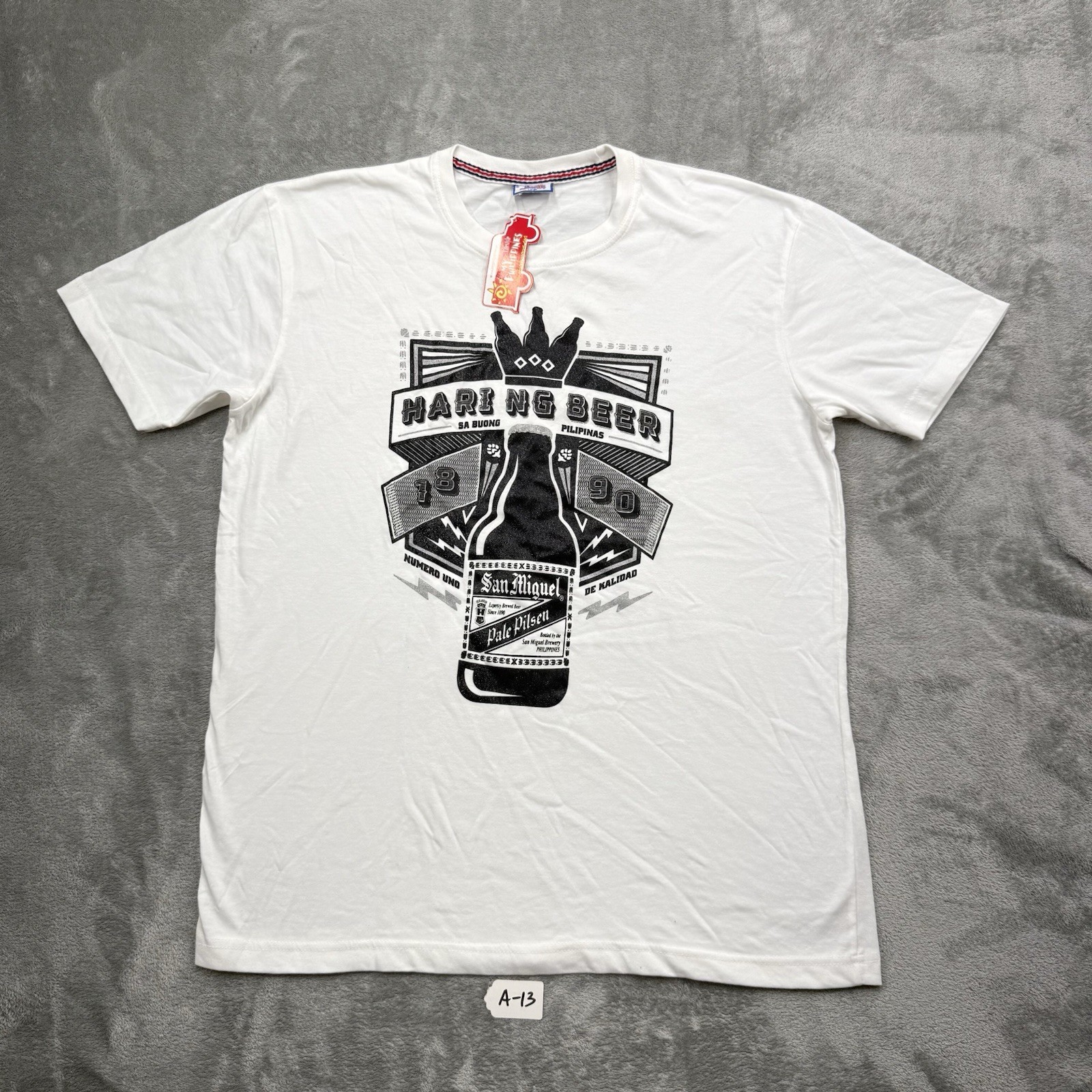 San Miguel Pale Pilsen Haring T-shirt My Philippines Size L New With Tag