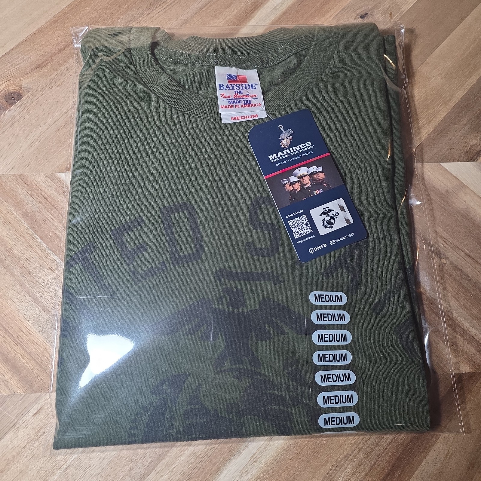 MARINES -United States Marines T-Shirt – Made in America – Size Medium -NWT