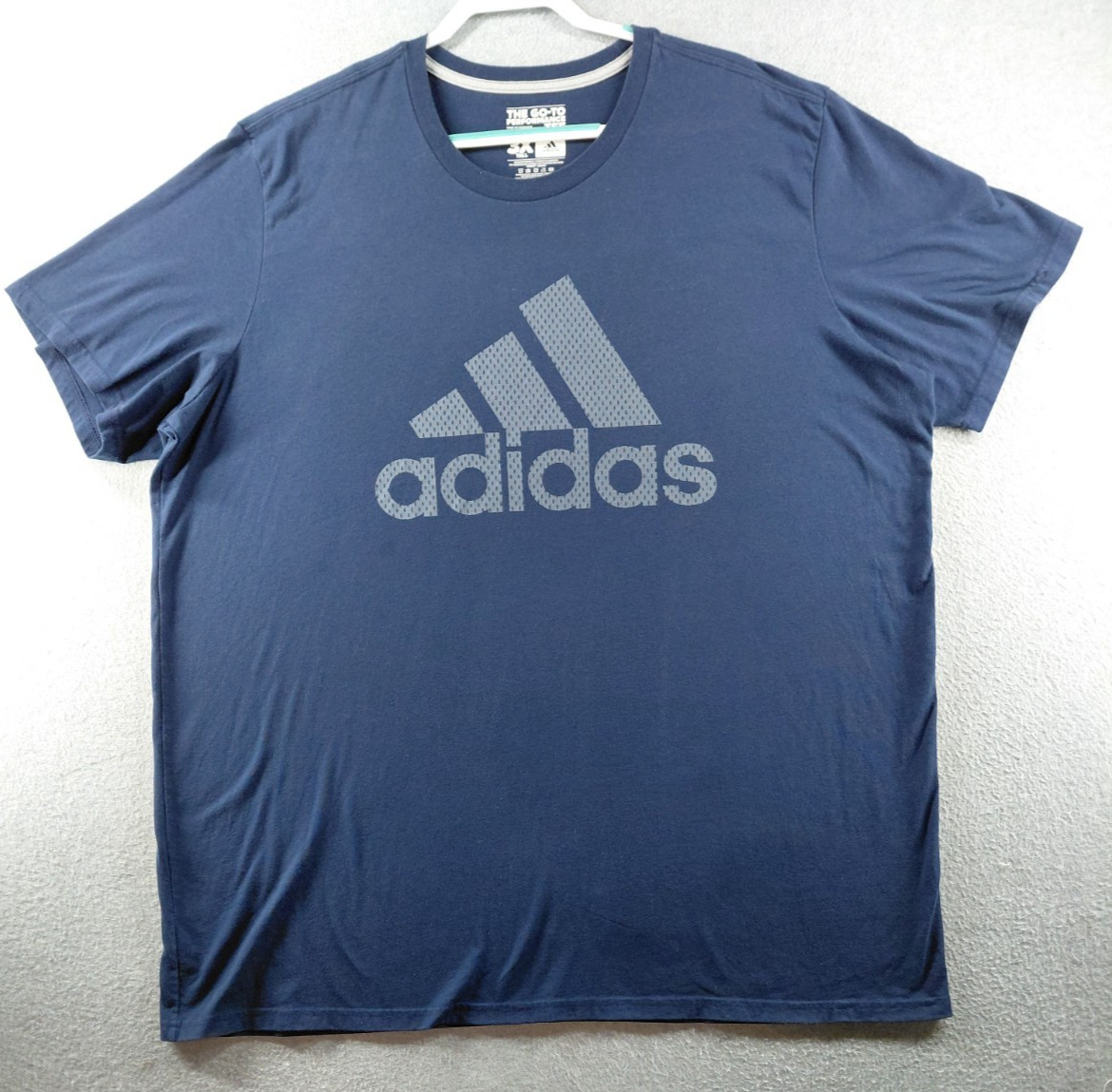 Adidas Men&rsquo;s T-Shirt Size 3XL Tall Navy Climalite The Go-To Performance Tee