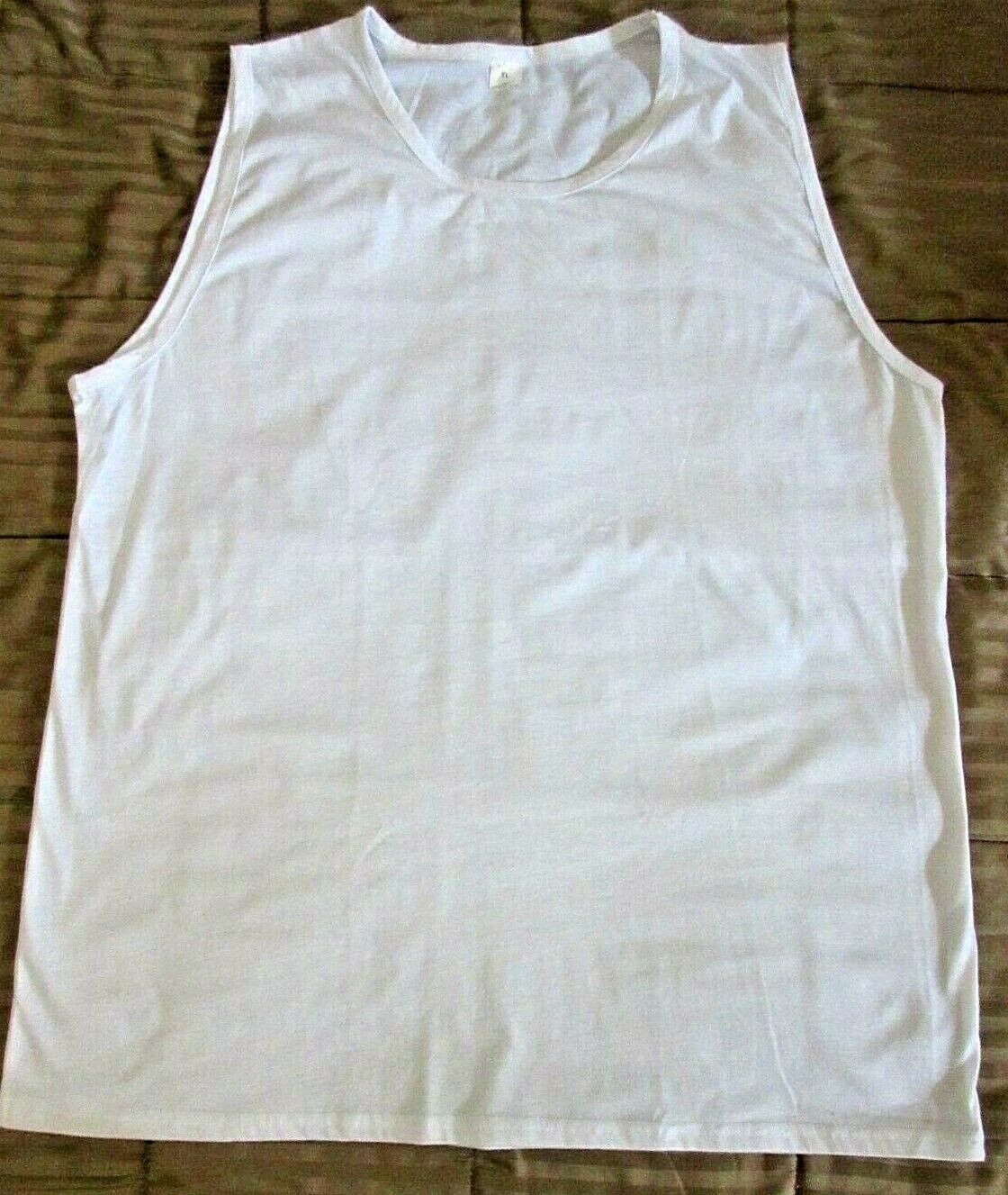 Mens Tank Top Cotton Shirt Sleeveless Tee Casual Active 3 Pack XL