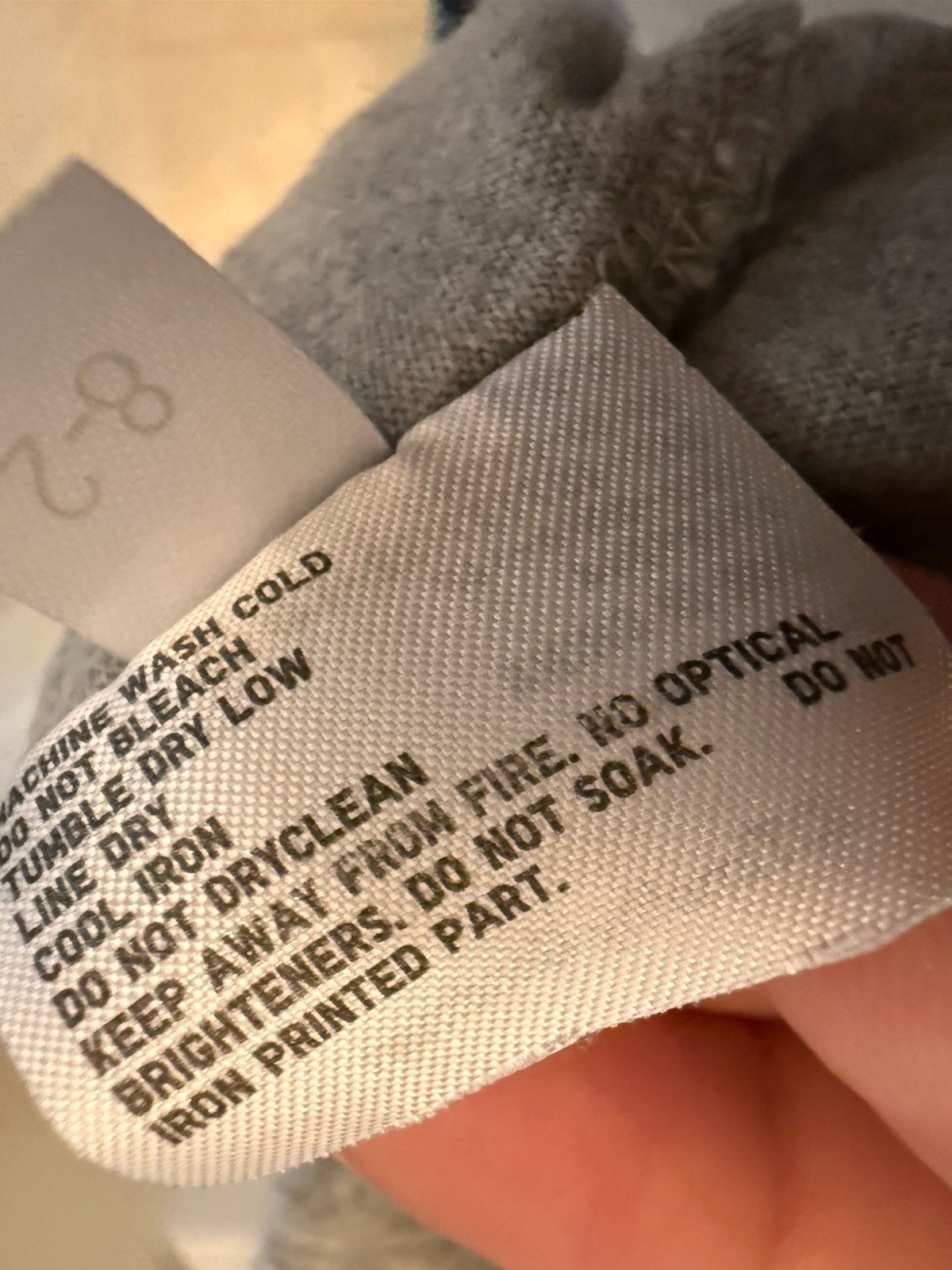 UNIQLO SPRZ NY Timothy Goodman Medium Grey Cotton w/ B&W Print Pocket Tee