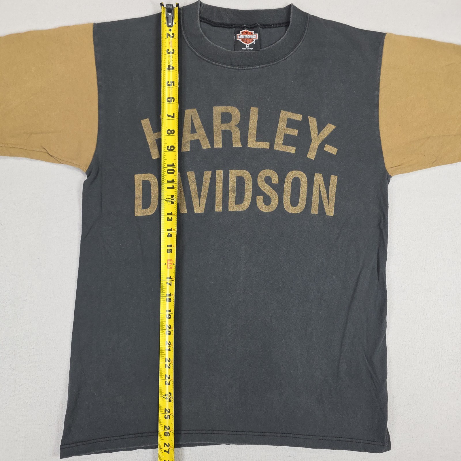 Vintage Harley Davidson T-Shirt Mens Medium Two Tone Kegels Milwaukee Wisconsin