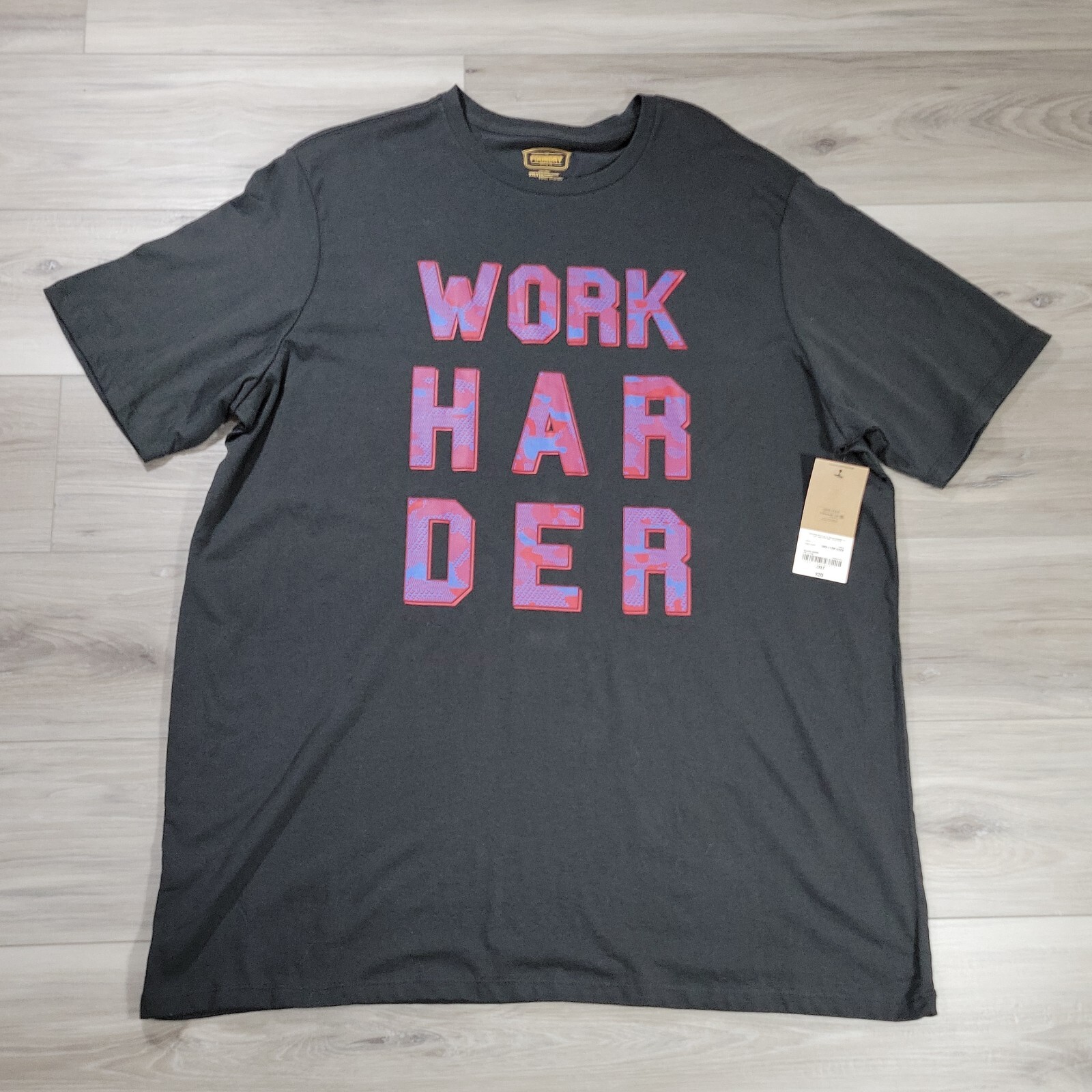 The Foundry Supply Co. Adult Men&rsquo;s T-Shirt 2XL Black Work Harder New