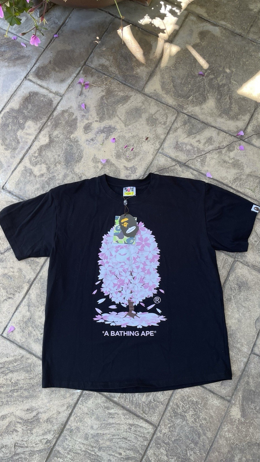 A Bathing Ape BAPE Black Ape Head Graphic Tee Men&rsquo;s SIZE SMALL Cotton