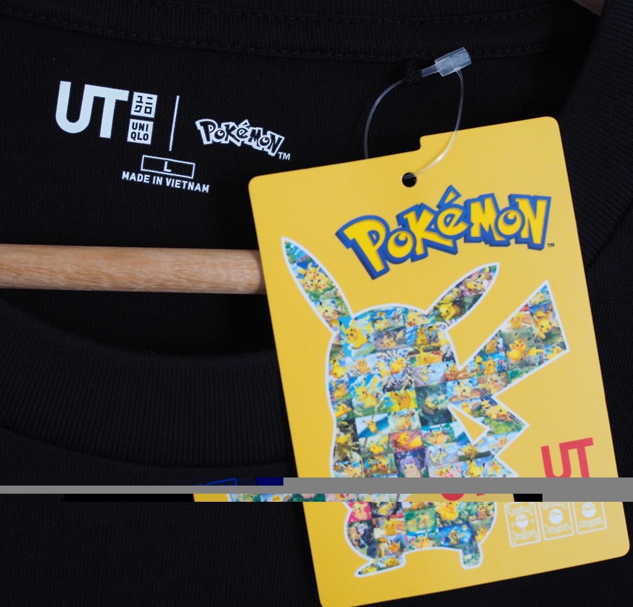 Pokemon Trading Card Game Pikachu Uniqlo T Shirt Size Large USA Seller
