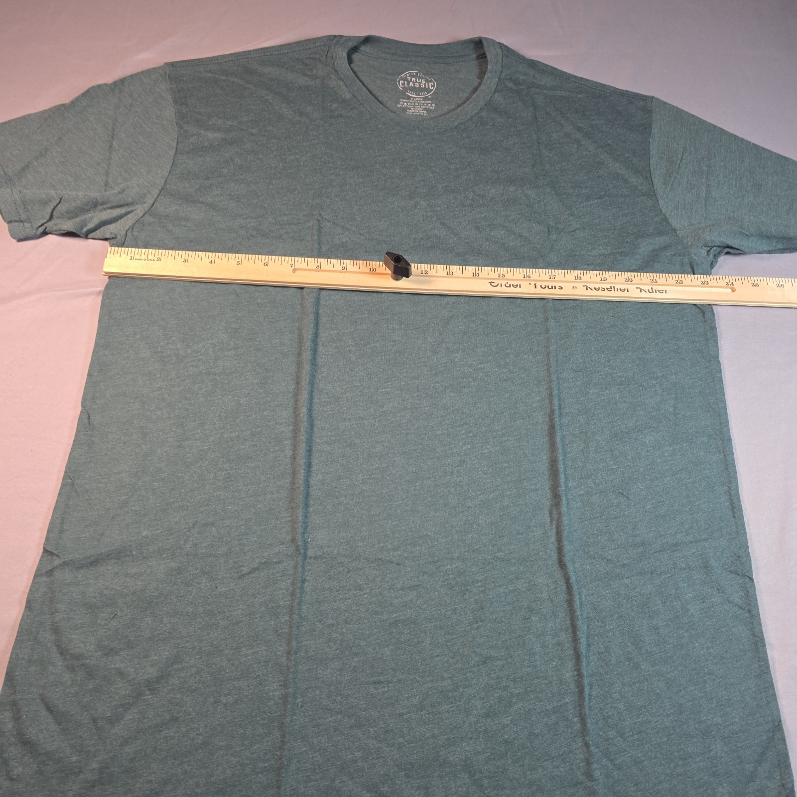 True Classic Crew Neck (2 pack) extra large XL heather green & heather burgundy