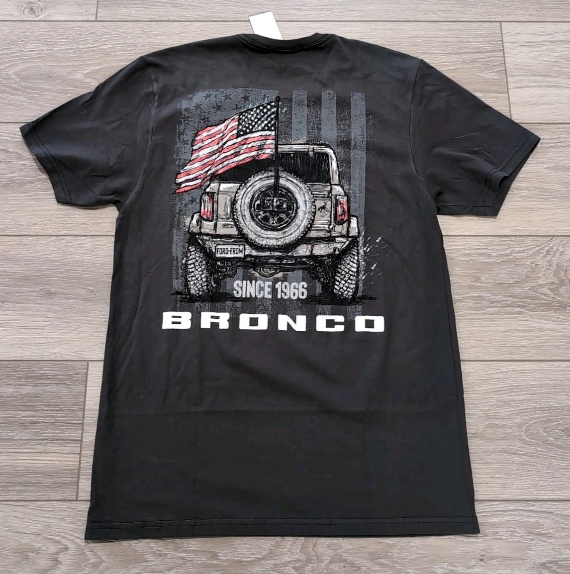 FORD BRONCO MEN&rsquo;S TEE SHIRT GRAPHIC LOGO by JEDCO MEN&rsquo;S SIZE MEDIUM NWT