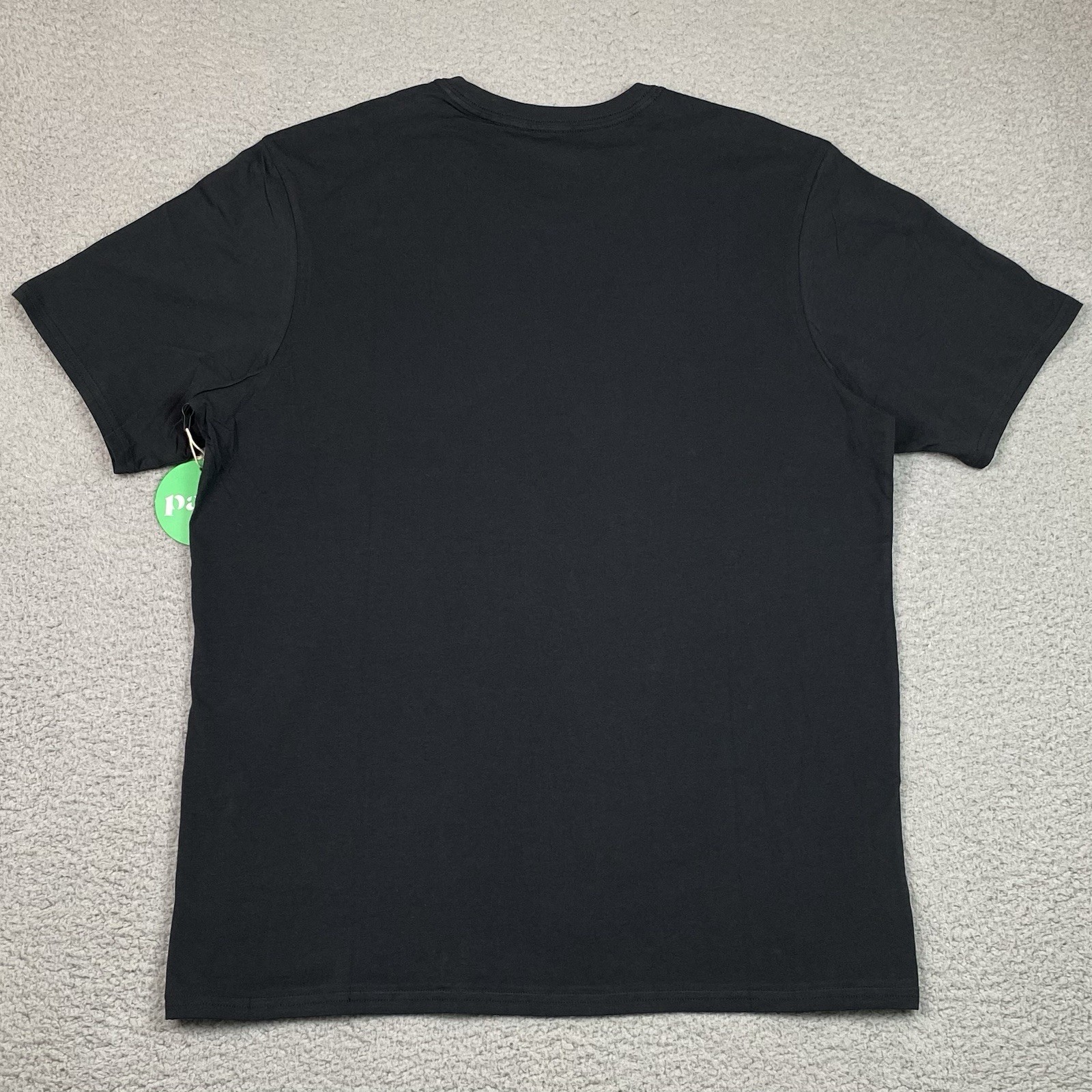 NWT Pact Organic T Shirt Men&rsquo;s Size L Black Short Sleeve Crewneck Cotton Large