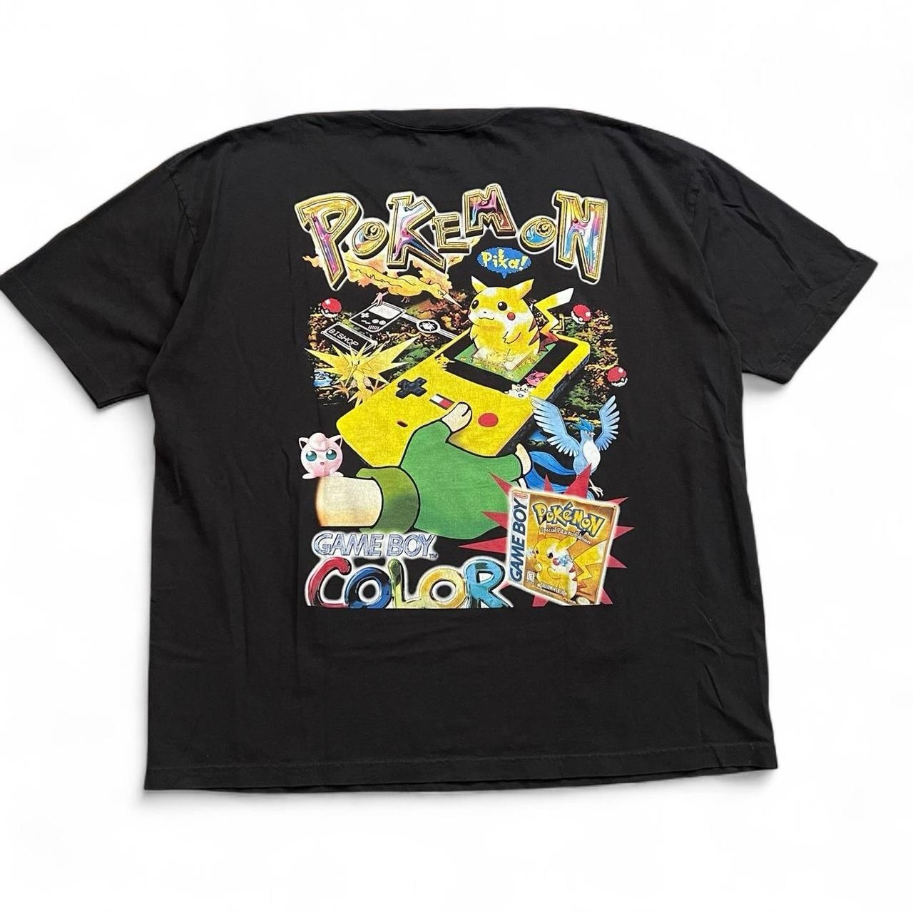 Danshi Zen Pokémon Black Short Sleeve T-Shirt Men’s Size 2XL Anime Video Games
