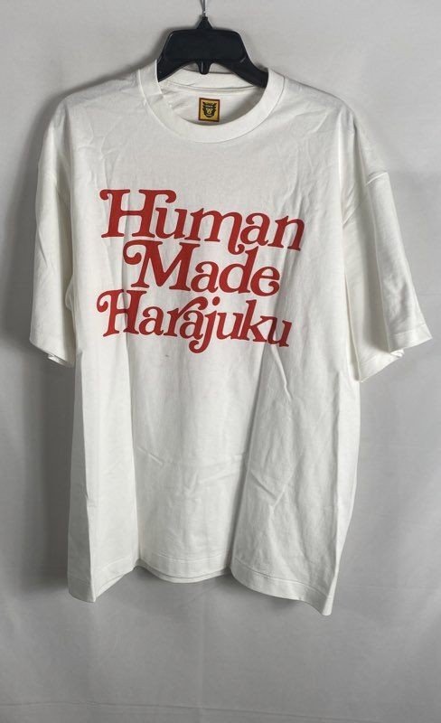 Human Made Men&rsquo;s White T-shirt Harajuku Collaboration Sz XL