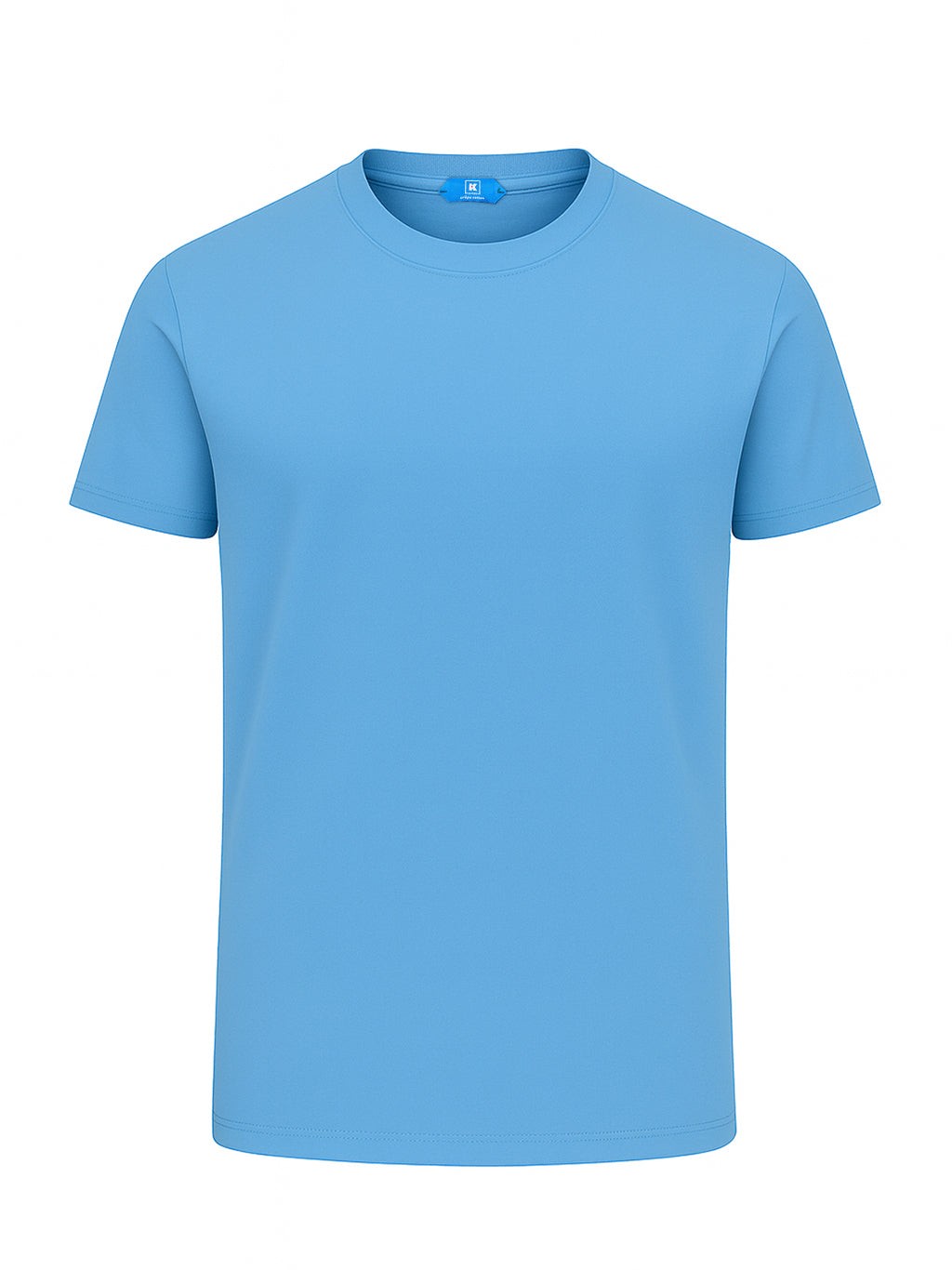 KITON KIRED « Bacio » Blue Exclusive Crepe Cotton Short Sleeve T-Shirt NEW