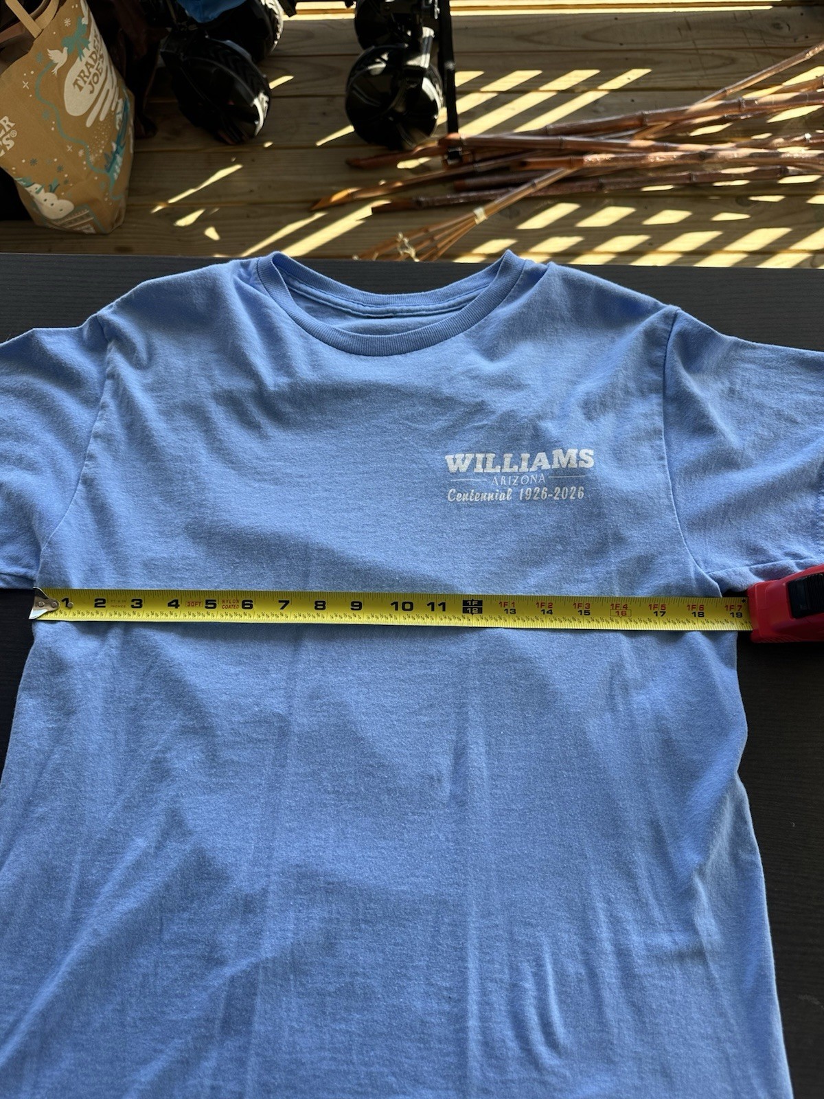 Williams Arizona Vintage Tee Shirt Baby Blue Souvenir Cotton