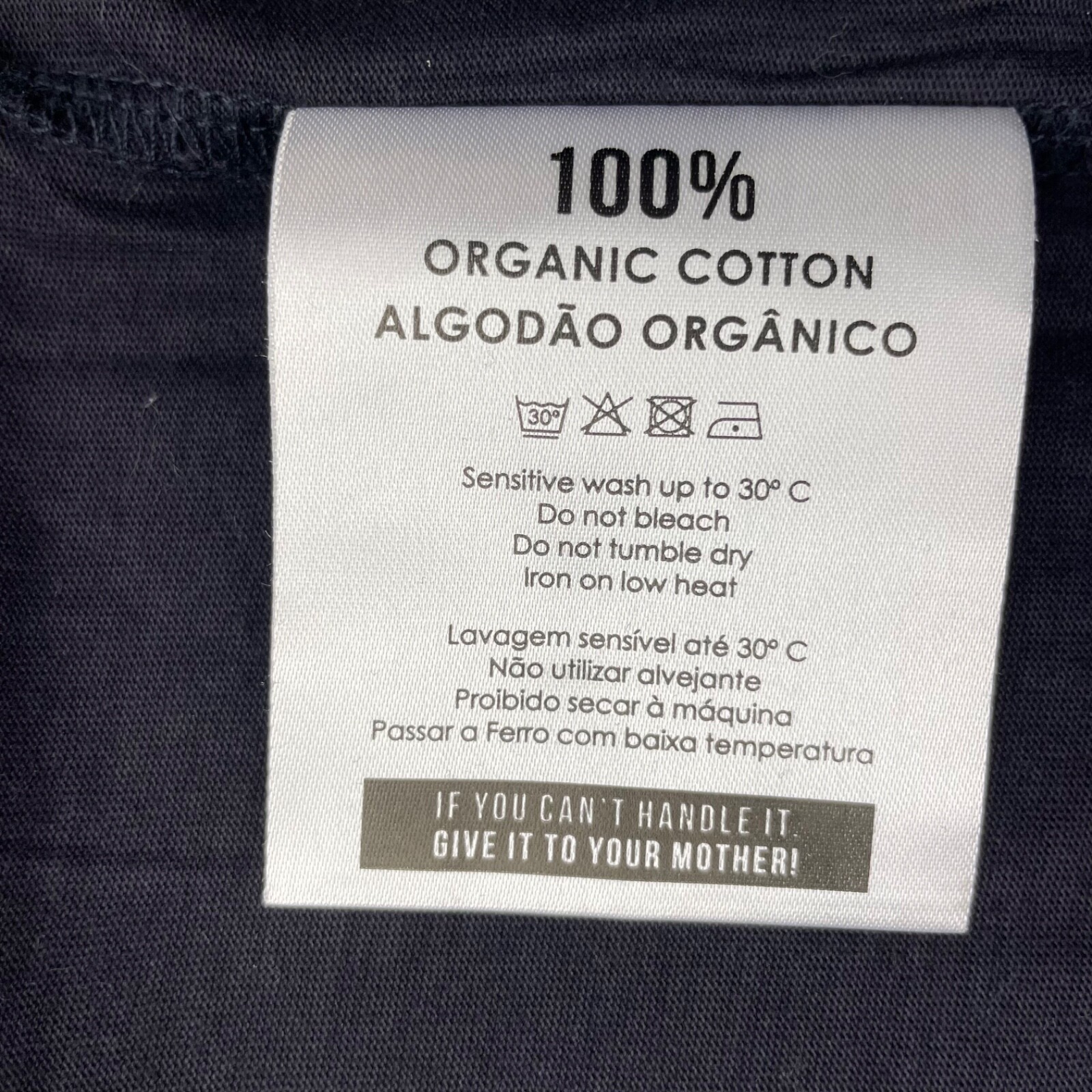Inimigo Men&rsquo;s 100% Organic Cotton Heart Embroidered L/S T-Shirt Gray • XL