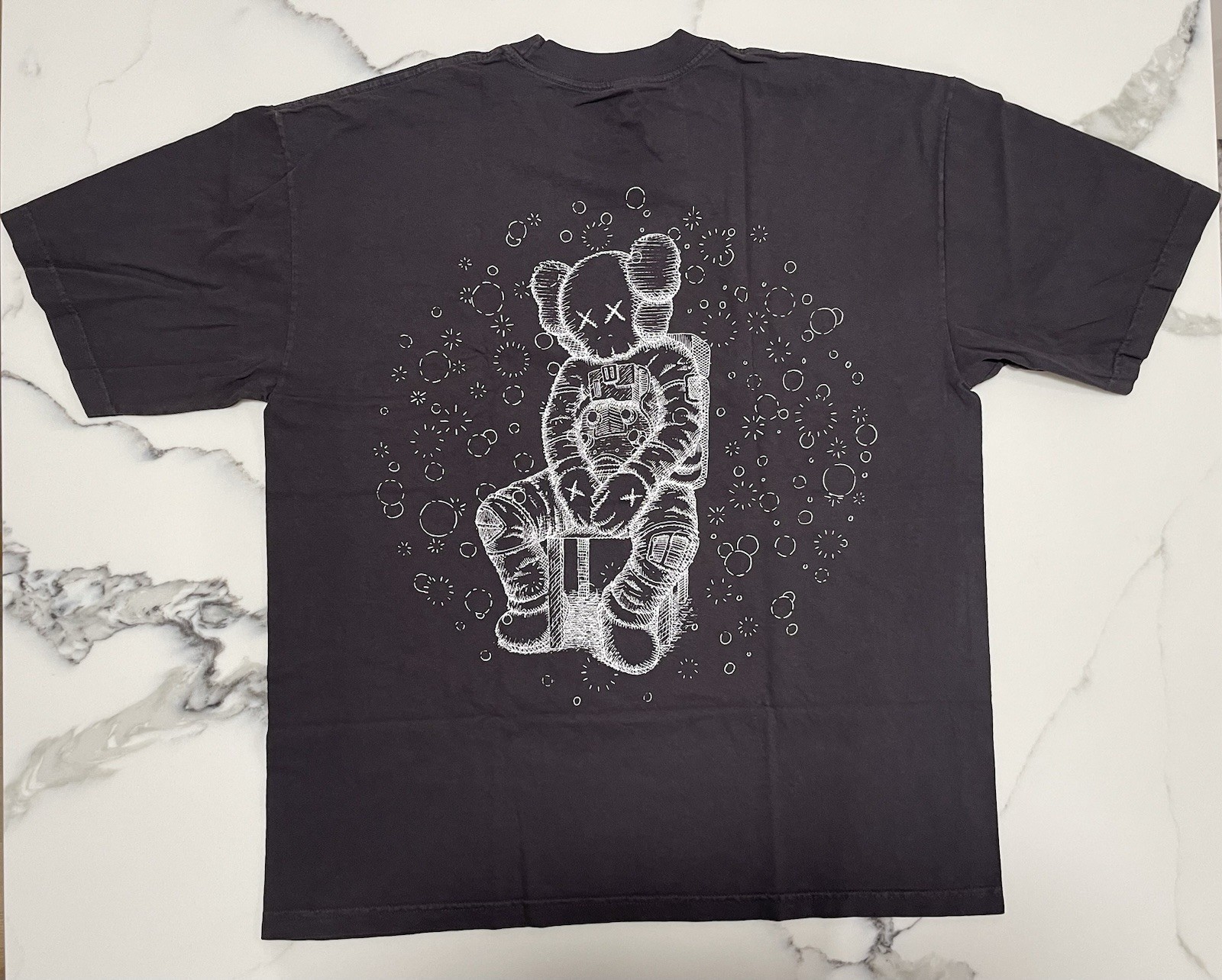 KAWS x Kid Cudi Moon Man Glow In The Dark Shirt Size XXL NWT