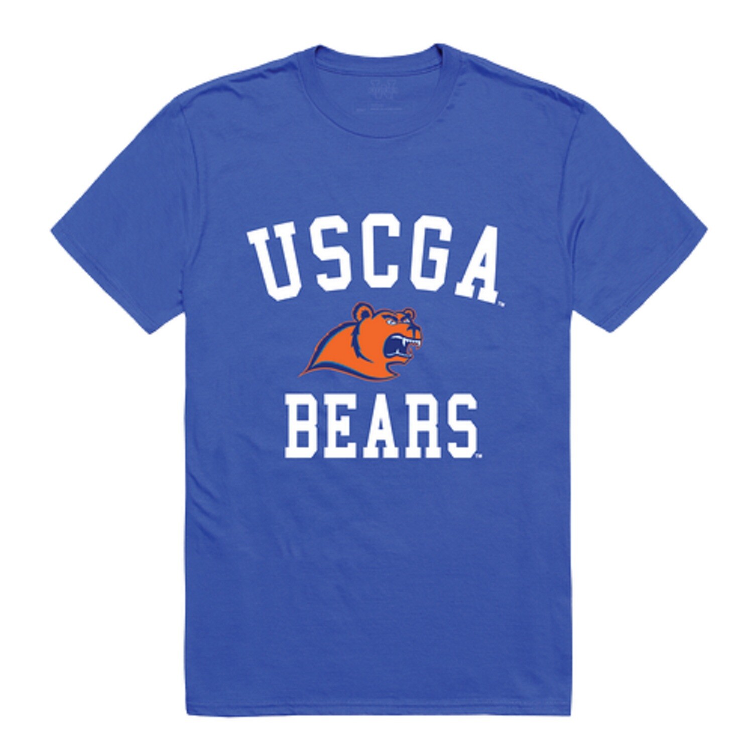United States US Coast Guard Academy Bears USCGA Cotton Graphic Black T Shirt