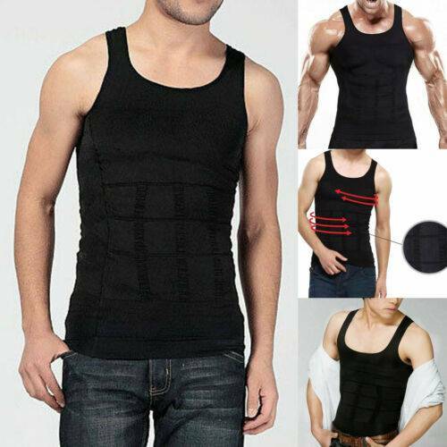 # Men&rsquo;s Body Shaper Slimming Shirt Compression Sauna Vest Elastic Slim Shapewear