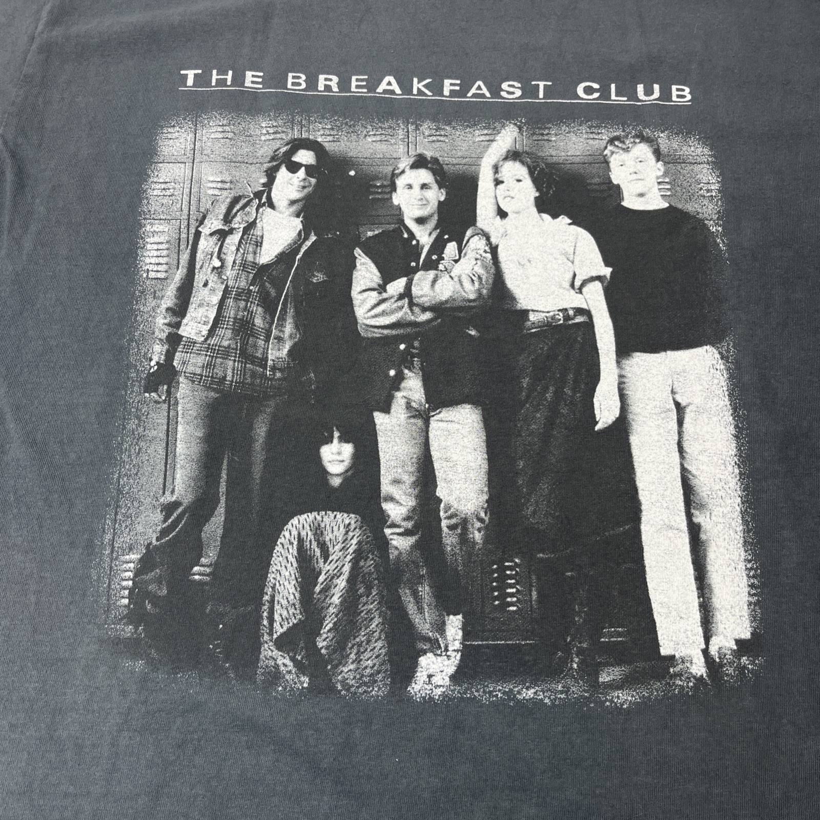 The Breakfast Club Movie Graphic T Shirt Men&rsquo;s M L Gray Iconic Film Tee