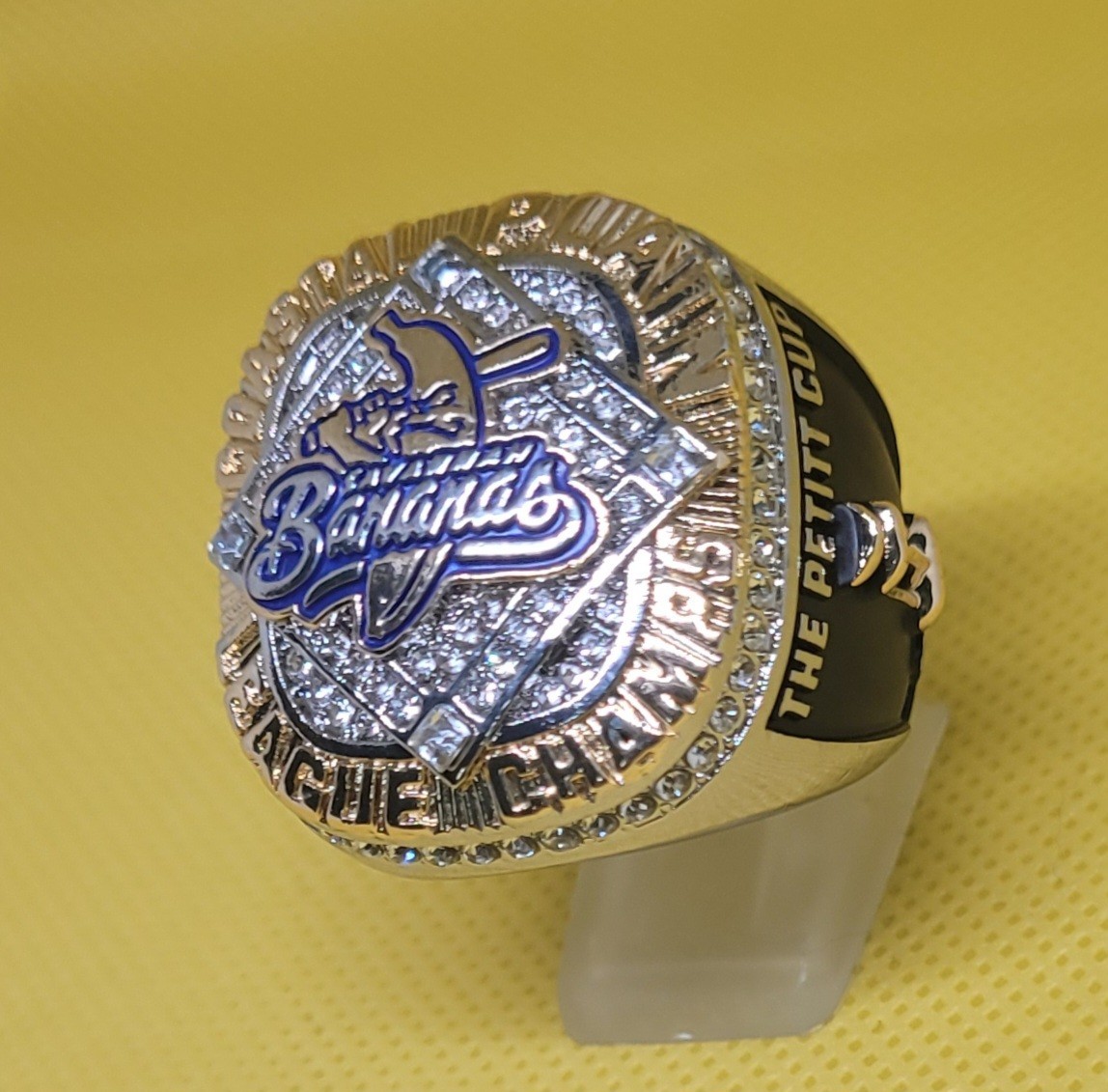 2016 Savannah Bananas Championship Ring – Size 12 – Salesman Sample