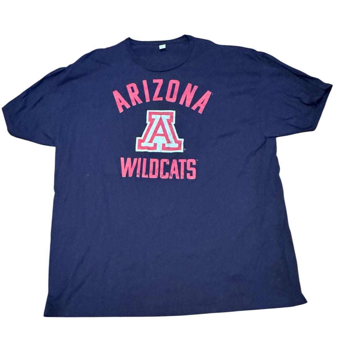 Vintage Arizona Wildcats U of A T Shirt Blue Fruit of the Loom Adult 2XL XXL
