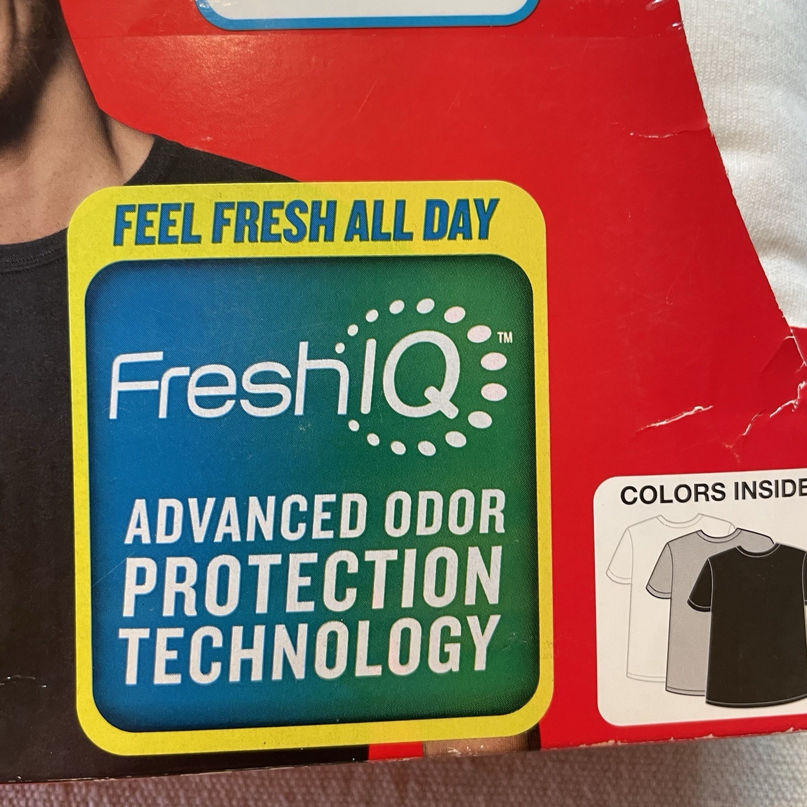 S Hanes T-Shirts 3 Pack Comfort Blend Tagless Lay Flat Collar White Gray Black