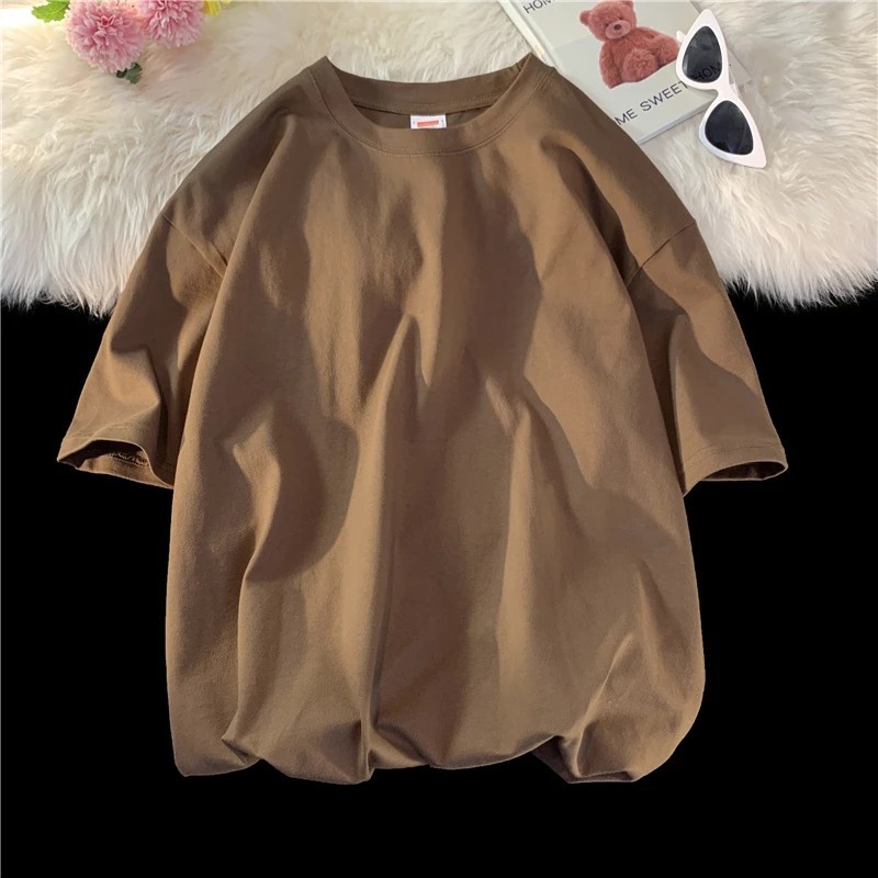 100% Cotton O-Neck Oversized Summer Short Sleeve Men&rsquo;s T Shirt HipHop Streetwear