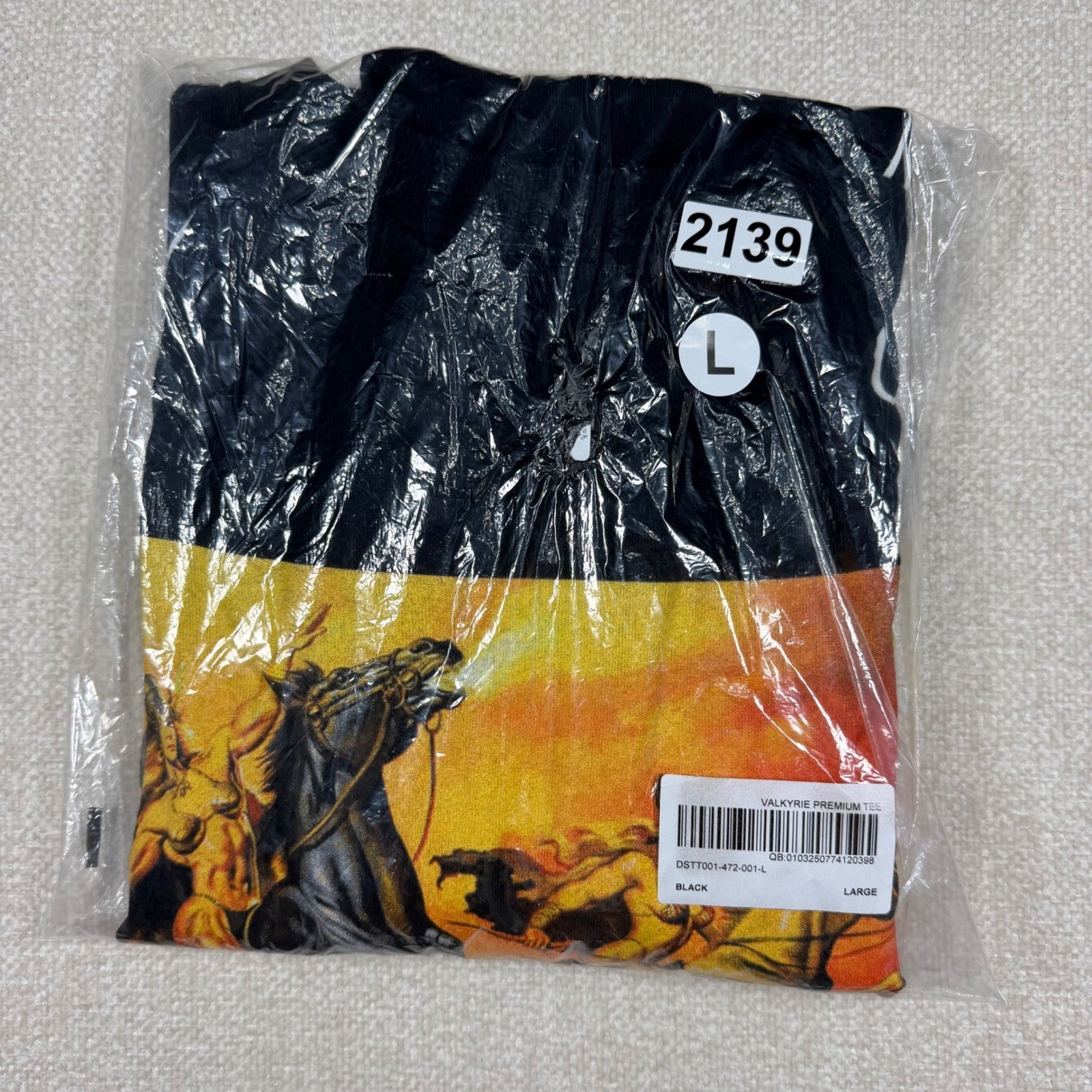 Darc Sport Valkyrie Premium Tee Black Large Wolves NFGU Limited Edition 280/1000