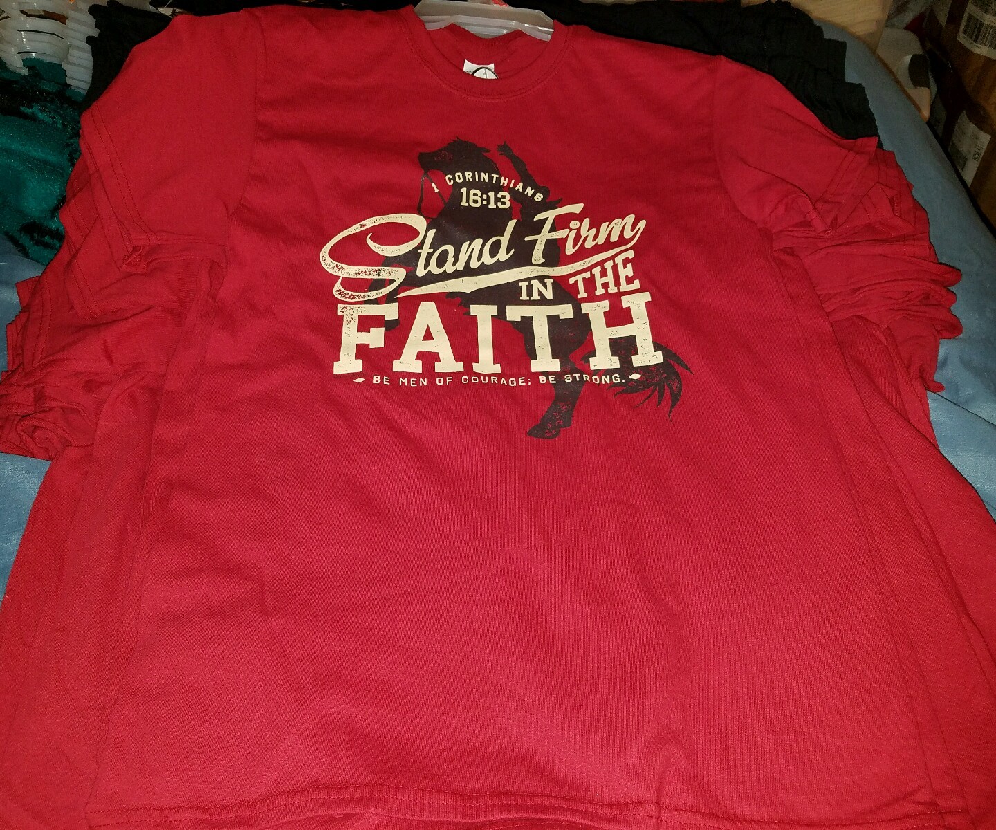 Kerusso Stand Firm In The Faith Christian Short Sleeve T-shirt (New)