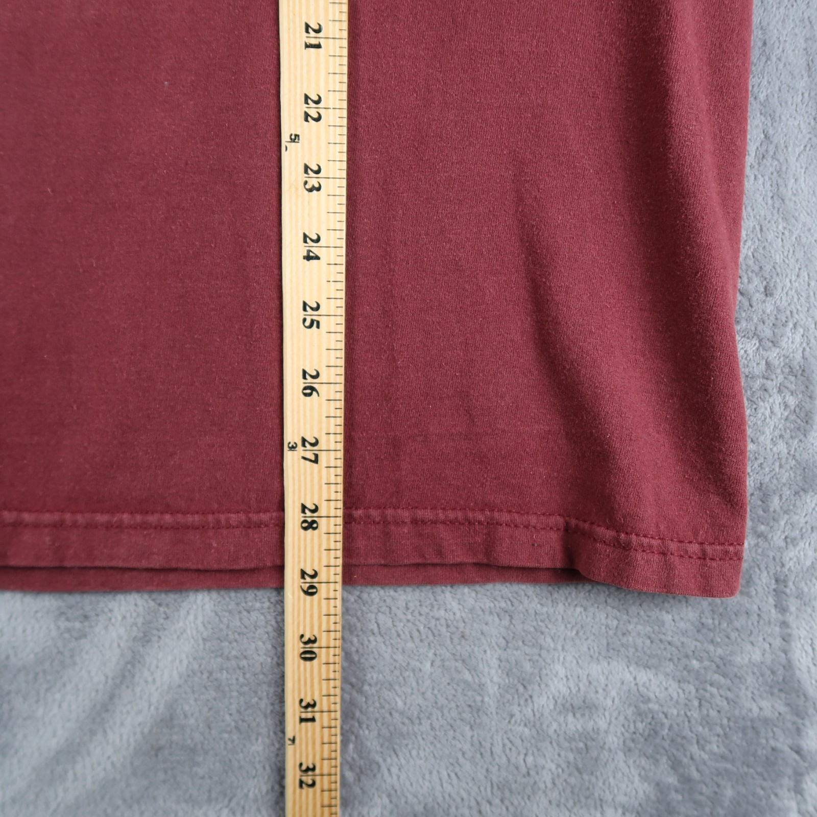 Champion Harvard Collegiate L Large Embroidered Burgundy T-Shirt University
