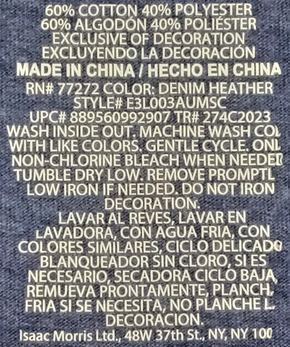 Disney Mickey Mouse Men&rsquo;s Large T-Shirt 100 Years Of Wonder Logo Heather Blue