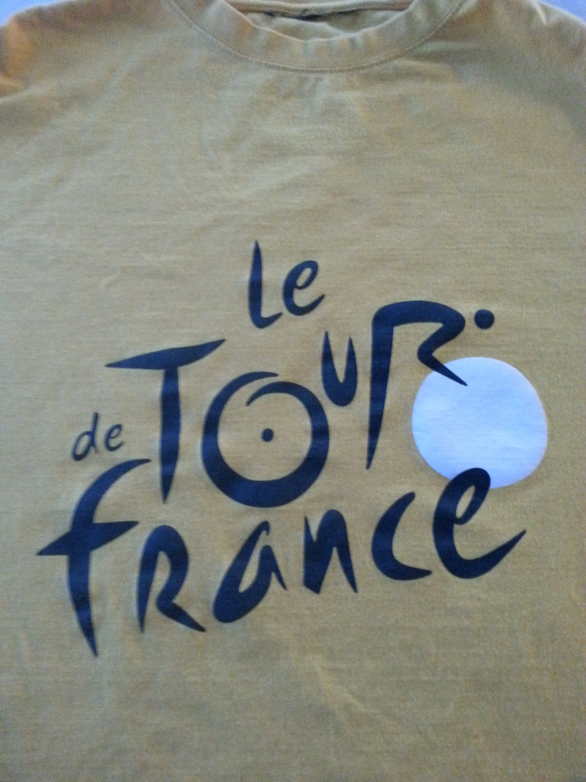TOUR DE FRANCE MENS TShirt Yellow Jersey Style Paris Cycling LANCE ARMSTRONG