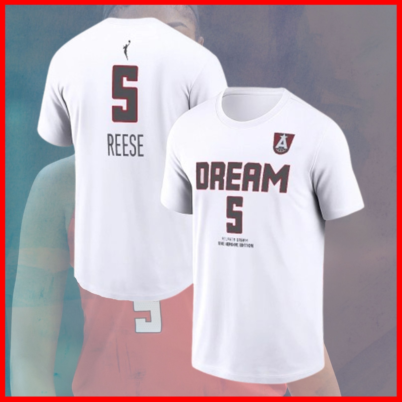 HOT NEW 2026 Angel Reese #5 Atlanta Dre@m Woman Basketball Name & Number Gift