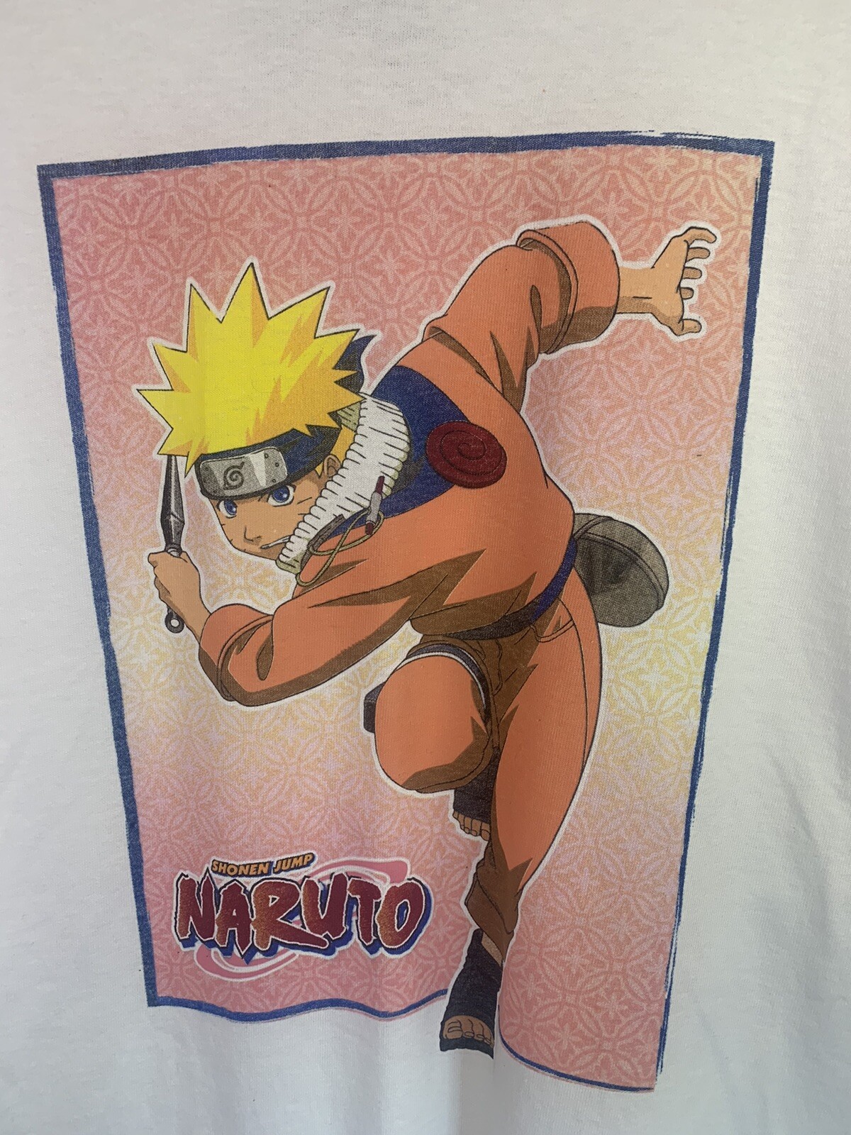 Mens Sz Large Shonen Jump Naruto Short Sleeved T-Shirt Anime NWOT