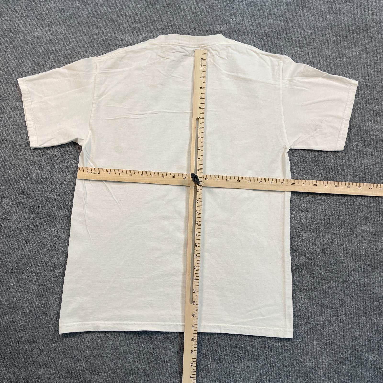 Vintage 90s Jansport Manhattan College Shirt Medium 20×27 White