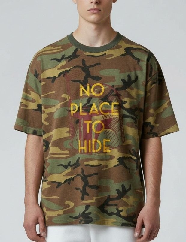 Rothco Star Wars Men&rsquo;s Size L Camouflage No Place To Hide Graphic T-Shirt