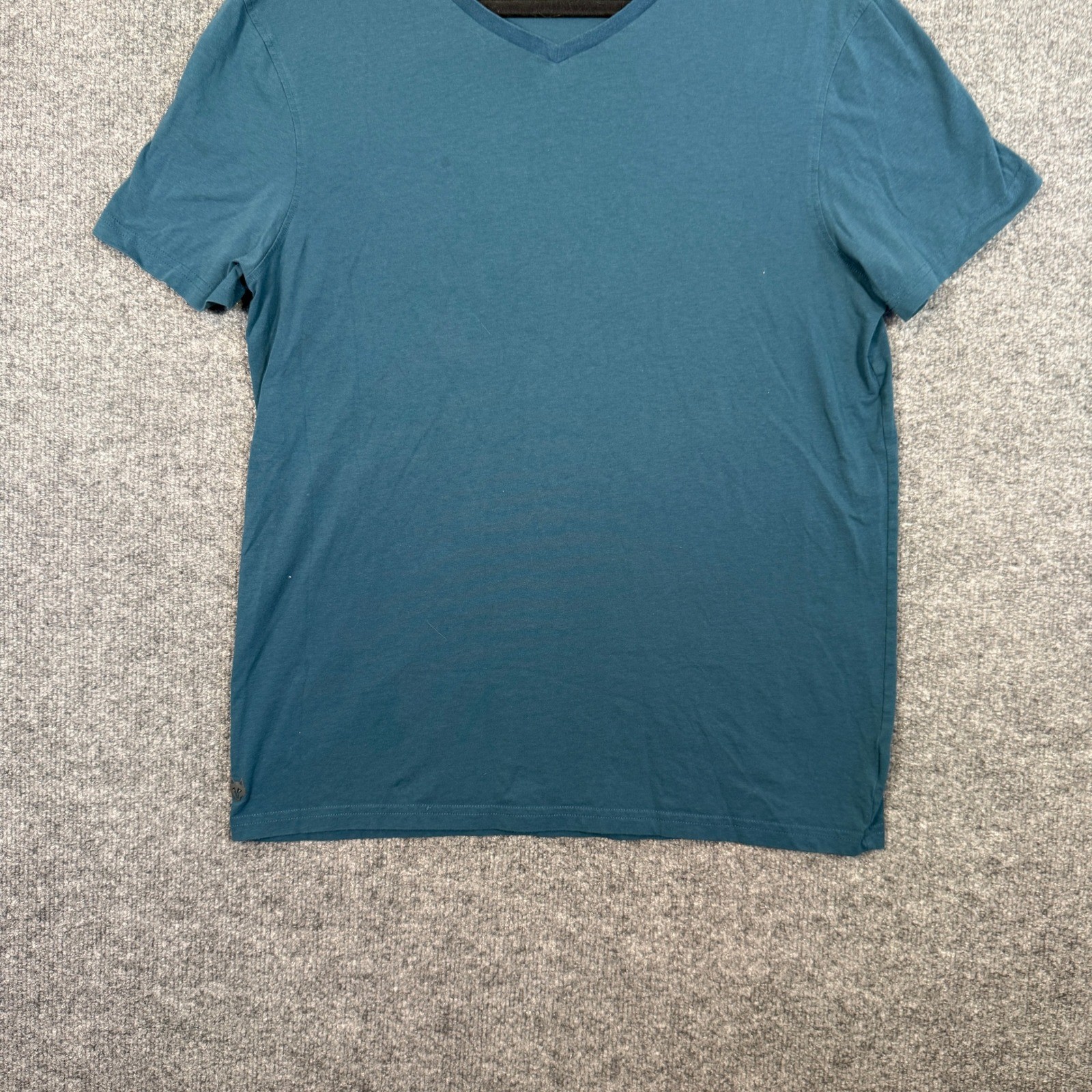 Greyson TShirt Mens Medium Teal Pima Cotton Blend Stretch Short Sleeve Golf