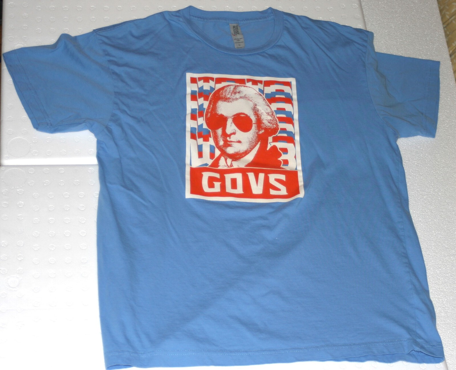 GOVS Cotton Heritage T-Shirt Soft 100% Ring Spun Cotton Men&rsquo;s Large Nice