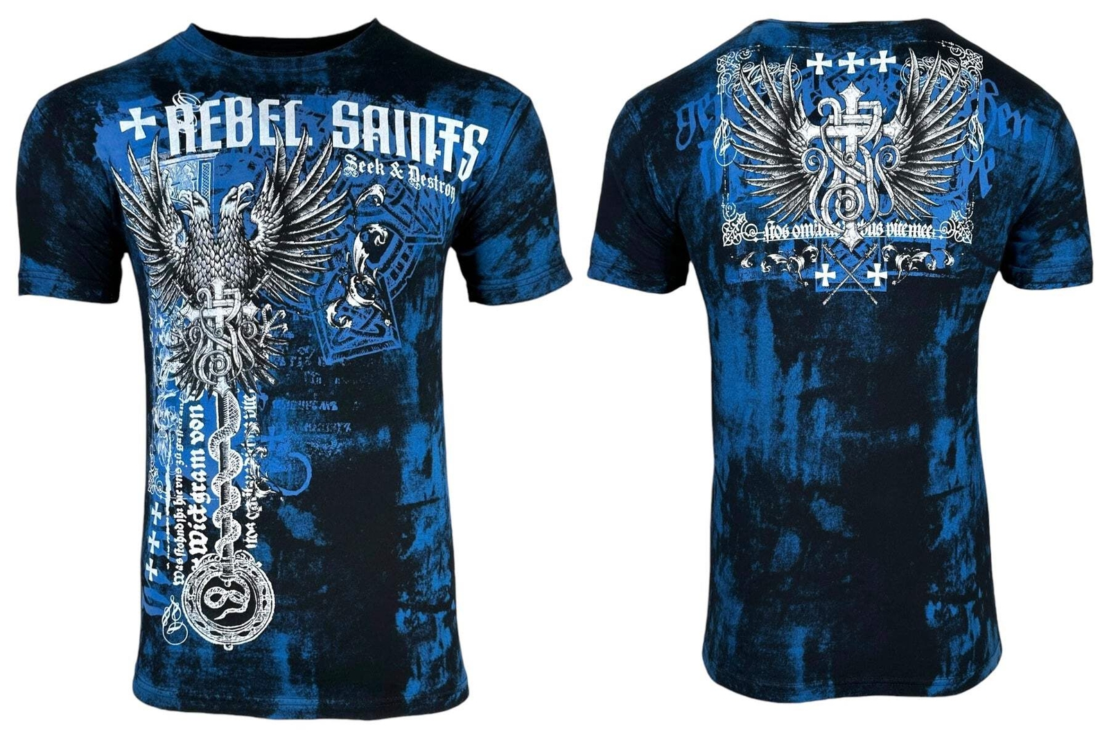 Rebel Saint by Affliction Men&rsquo;s T-Shirt Jailbird Biker MMA Y2K S-5XL