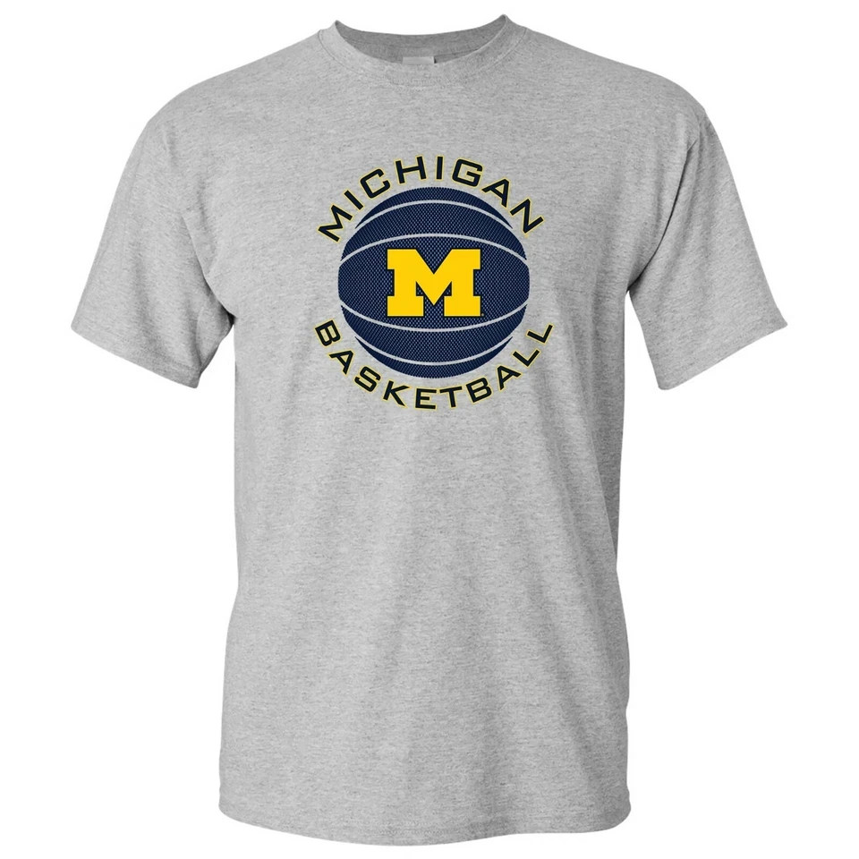 Michigan Wolverines Basketball Logo Classic Fan Shirt T shirt