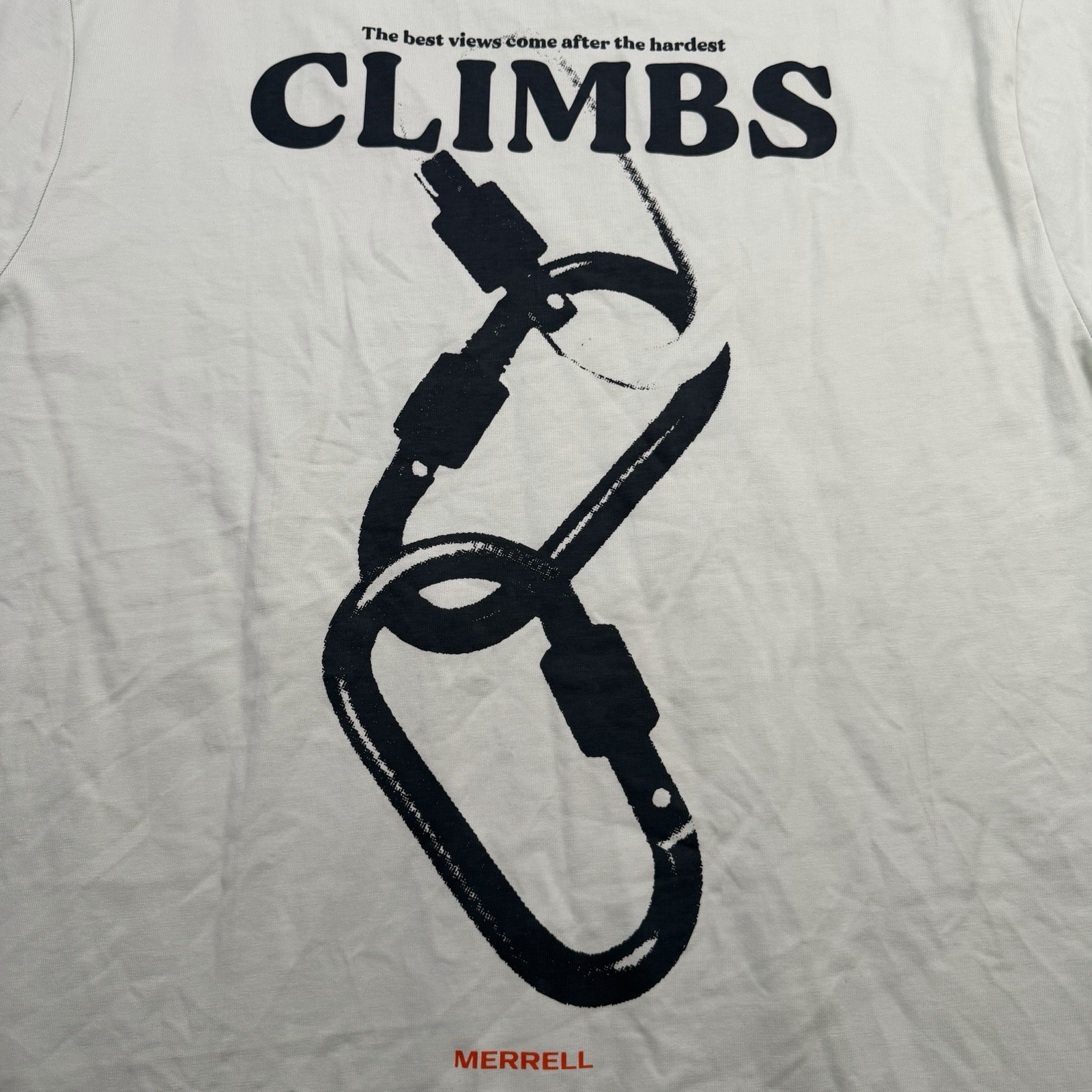 Merrell Climbing Graphic T-shirt Men’s Size XL Mint Green Cotton NWT MSRP $39