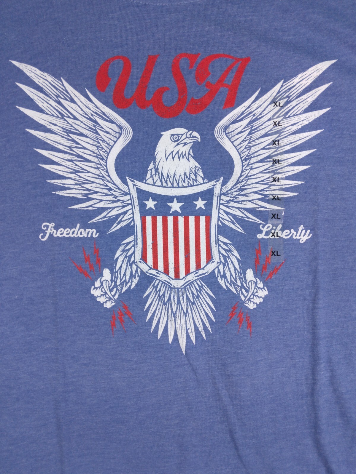 USA Freedom Liberty T Shirt XL Men&rsquo;s Graphic Logo Patriotic Home Of The Brave