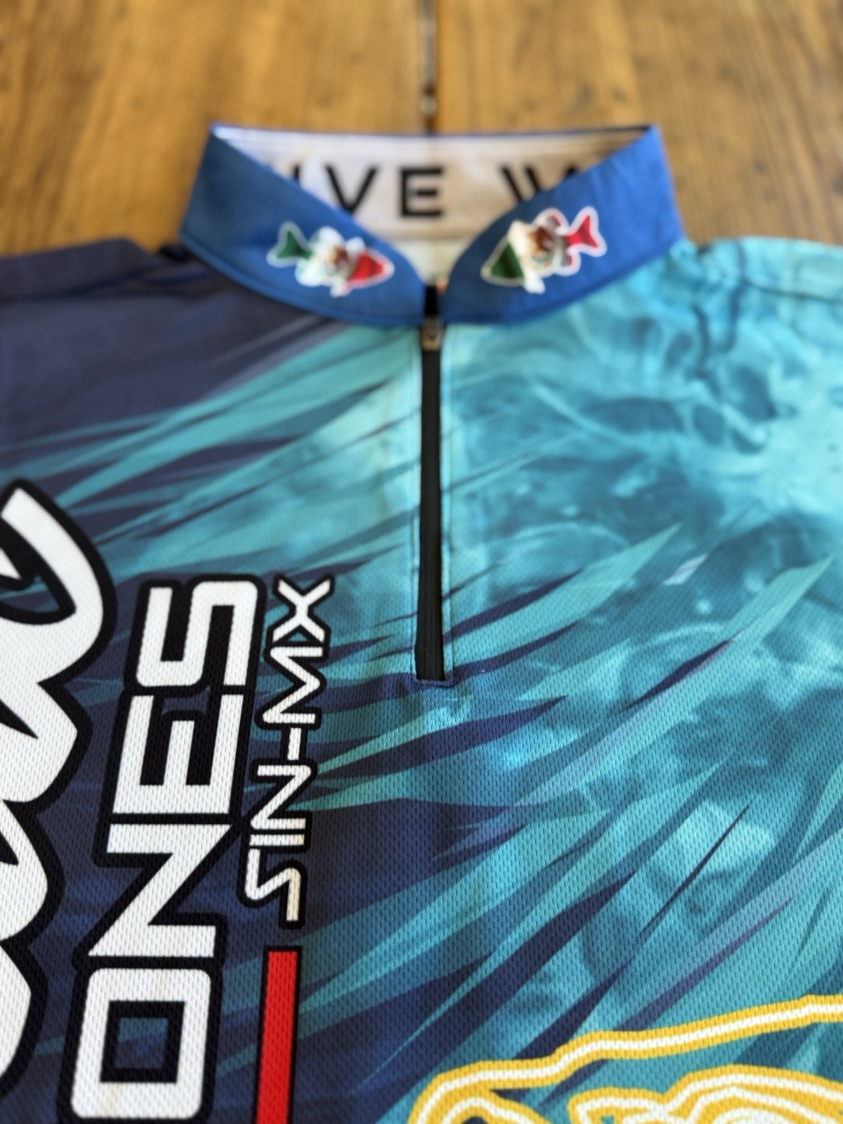 Pro Fishing Shirt 1/4 Zip Bacurato Los Torreones Mexico Pro Steel Active Wear