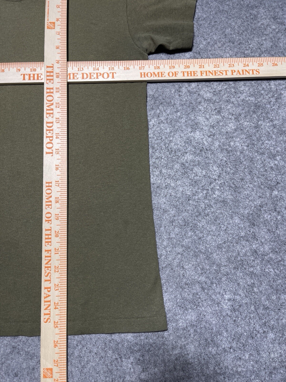USMC OD Green Baggy XS Single stitch Military Shirt Blank Skater Grunge Style