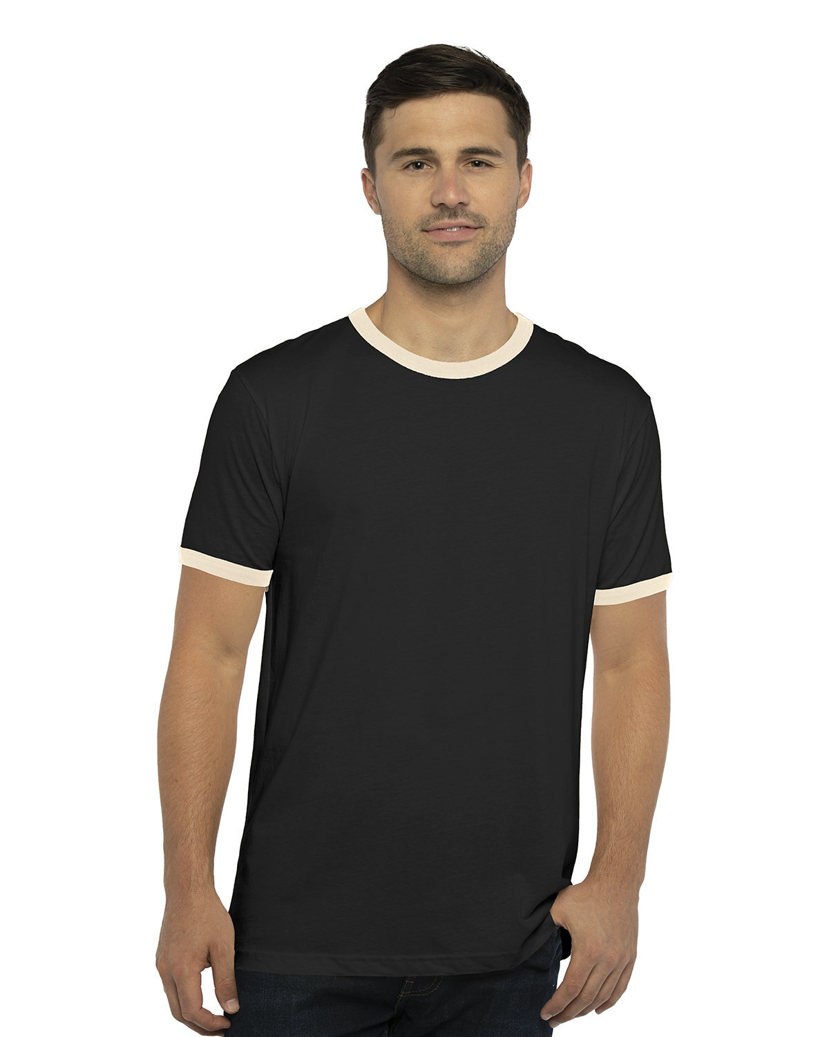 5 Pack Of Next Level Apparel Unisex Ringer T Shirt Stylish Plain T-Shirt – 3604