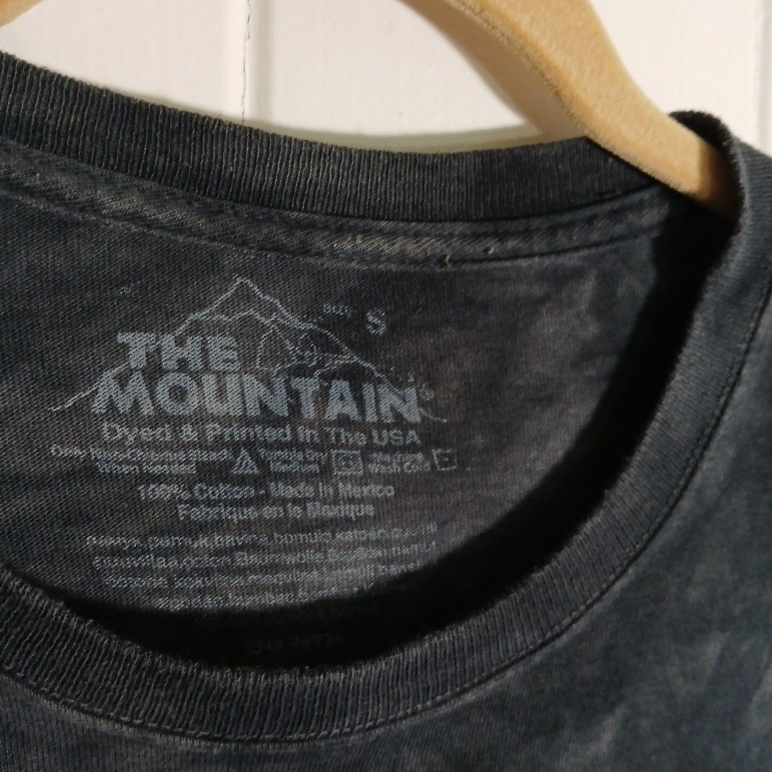 The Mountain Death Wish Grim Reaper Skulbone Tie Dye Shirt Tee Small Abrar Ajmal