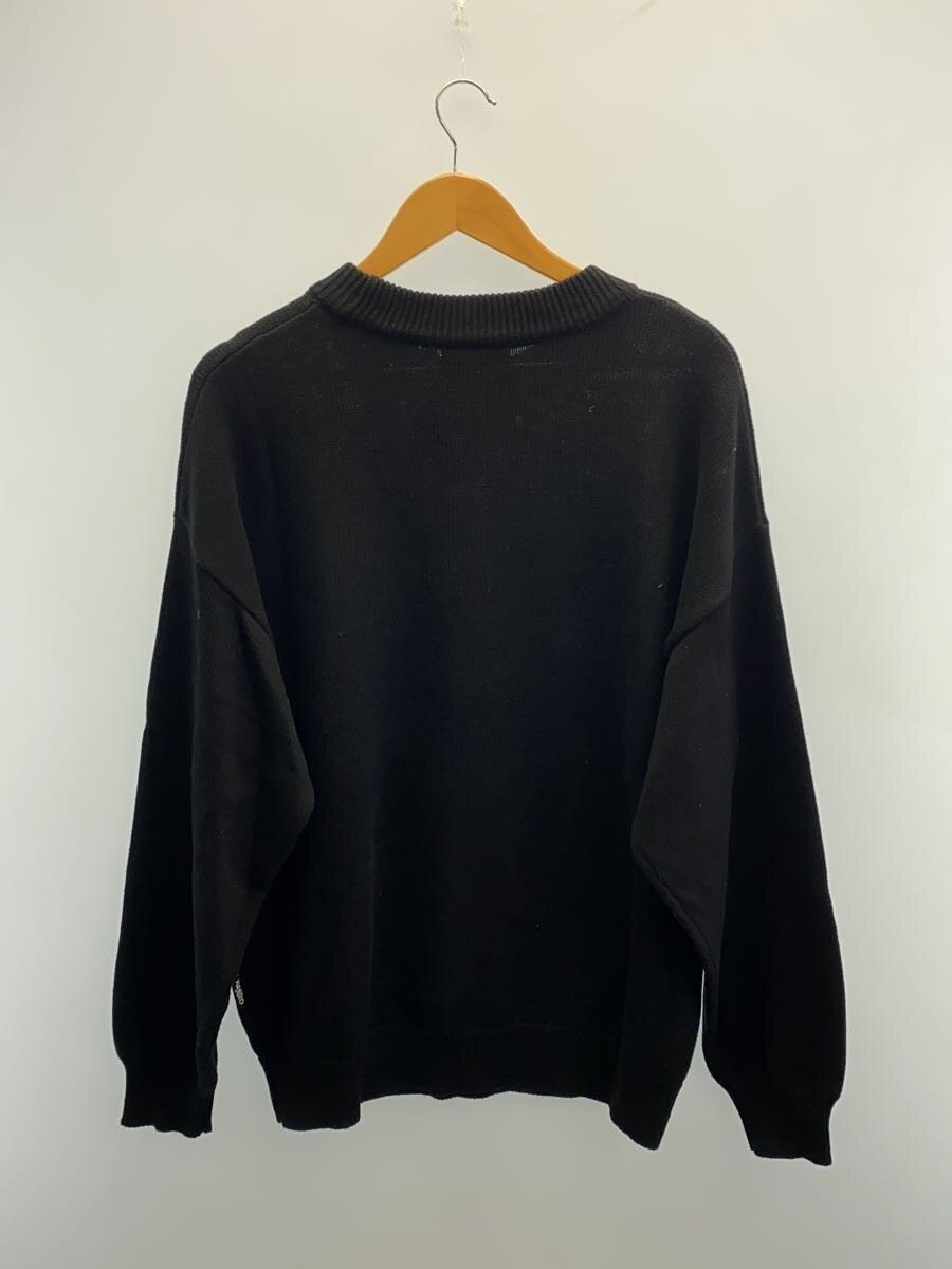 Wastedparis Reverse Kingdom Sweater (Thick Knit Sweater) Size L, Acrylic, Black
