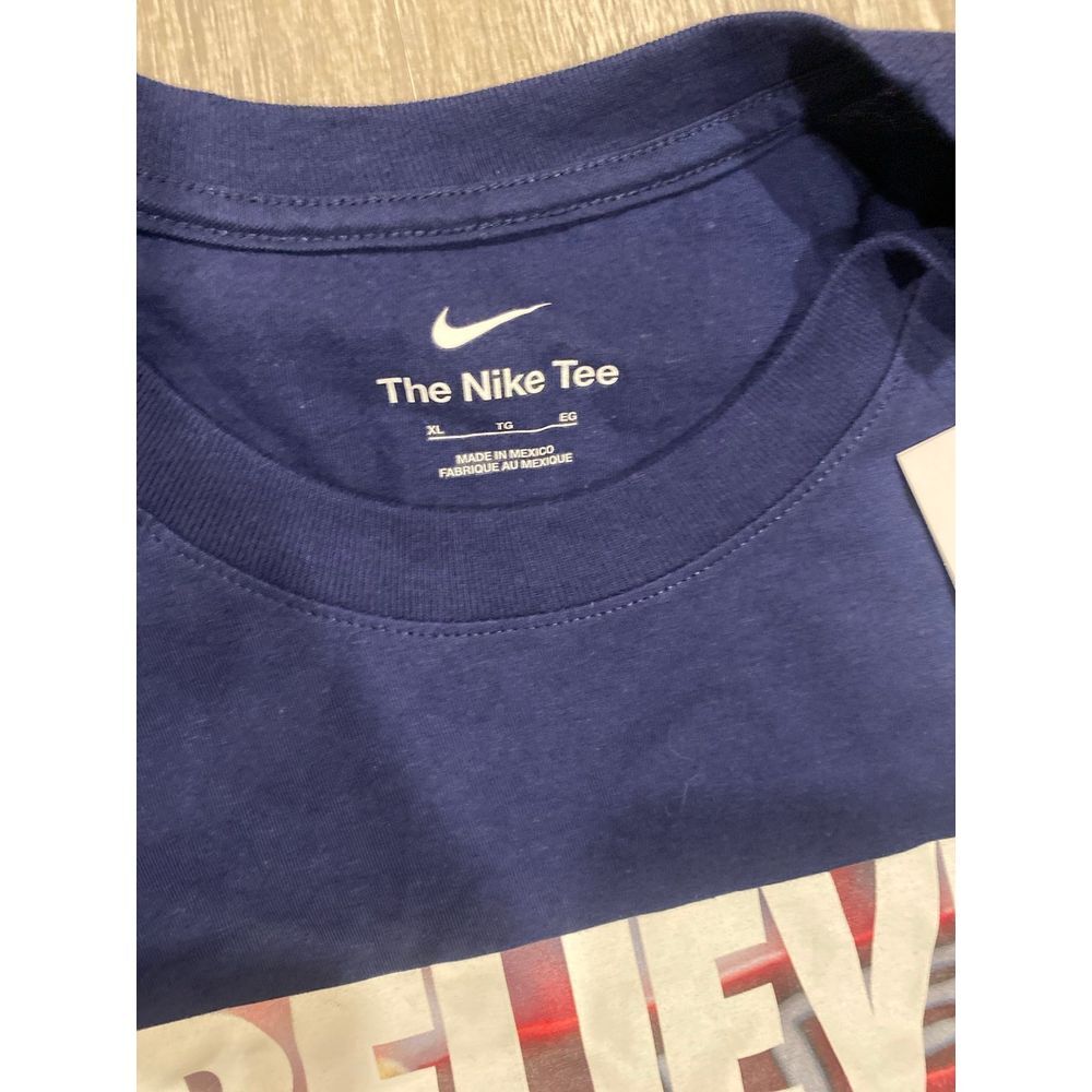 Men&rsquo;s XL Nike Believe United States Patriotic Graphic T-Shirt Blue New with Tags