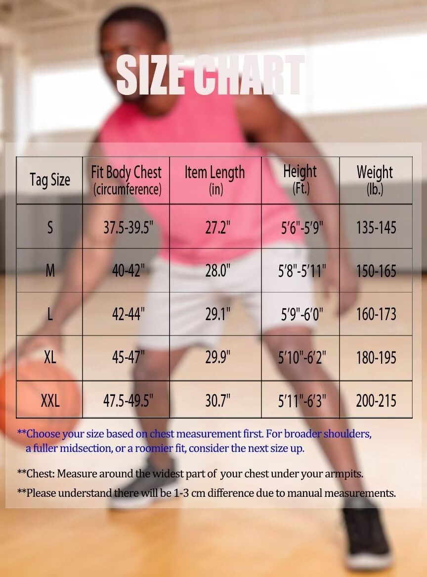 Mens Tank Top Athletic Running Quick Dry Loose Fit(Neon Pink Heather,S)